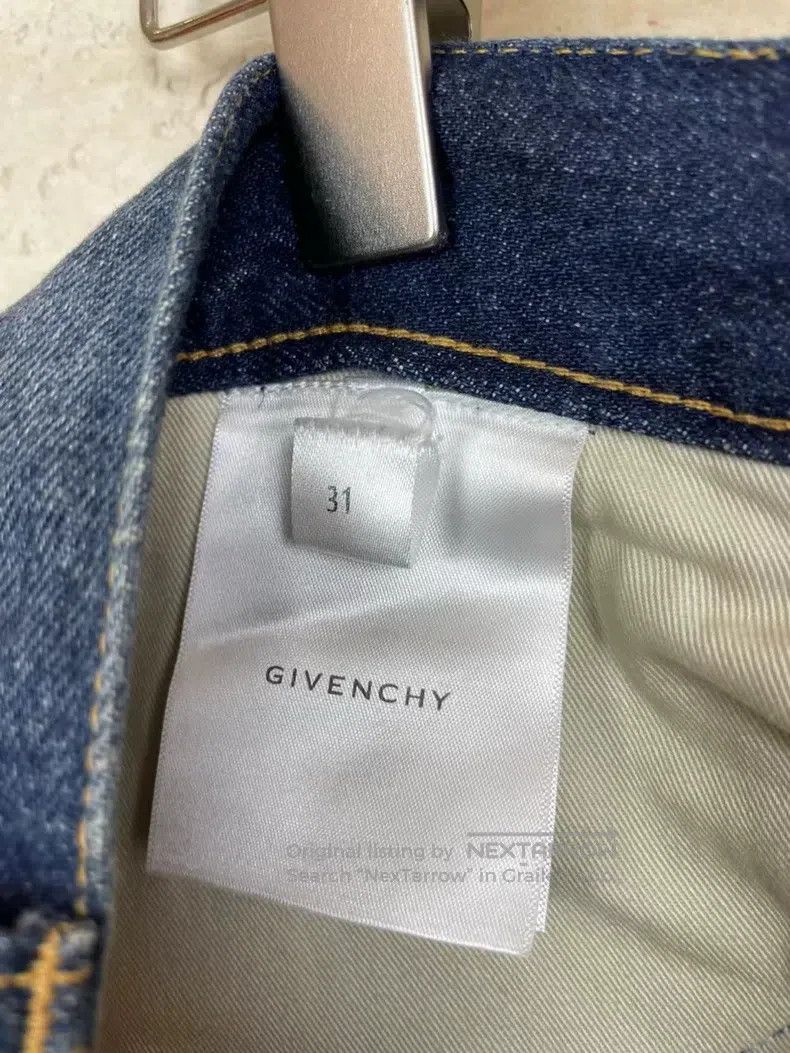 Givenchy Givenchy Blue Destroyed Washed Denim Jeans Size US 31 - 6 Thumbnail