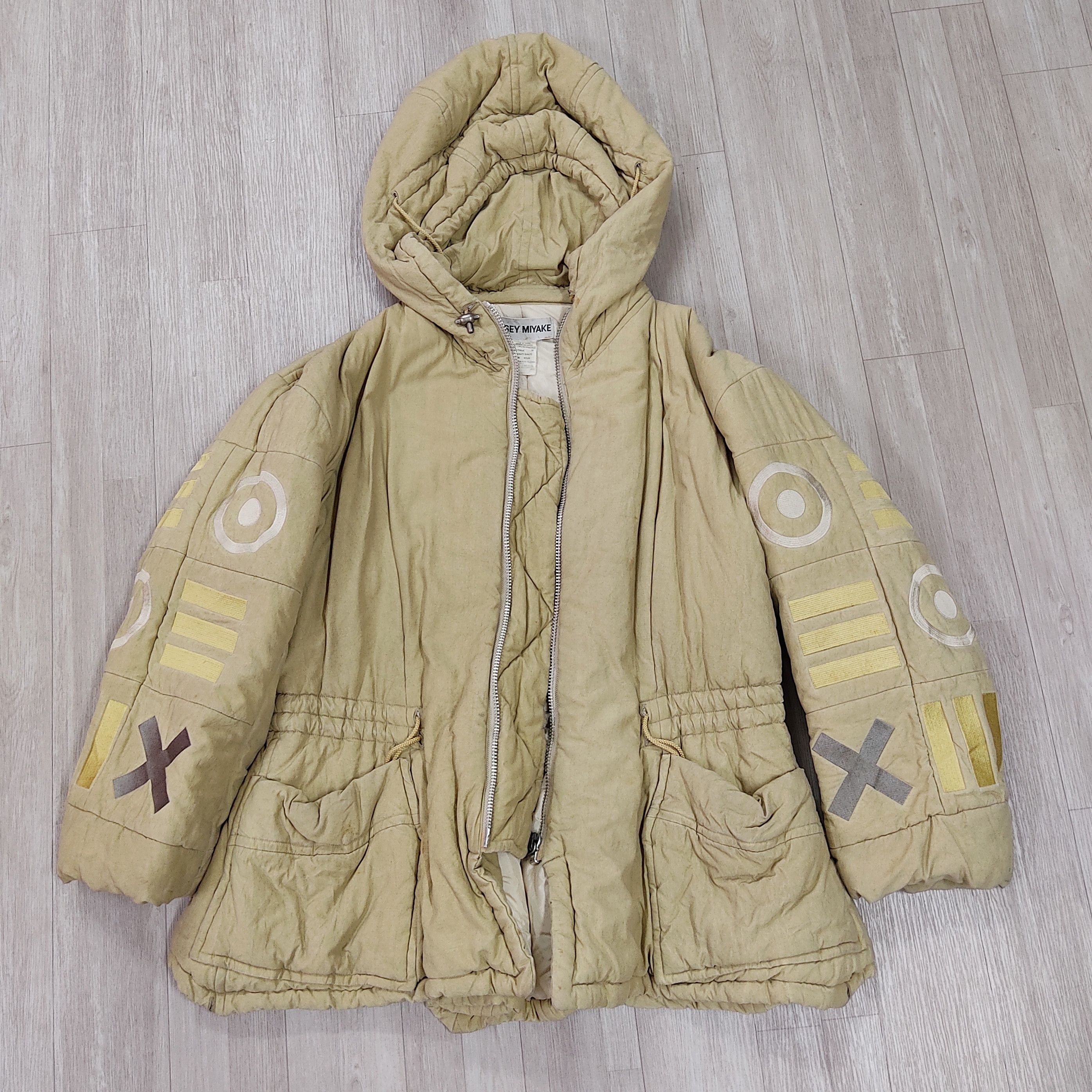 Issey Miyake ISSEY MIYAKE AW1991 IRVING PENN HIEROGLYPH Parka Jacket Size US M / EU 48-50 / 2 - 20 Thumbnail