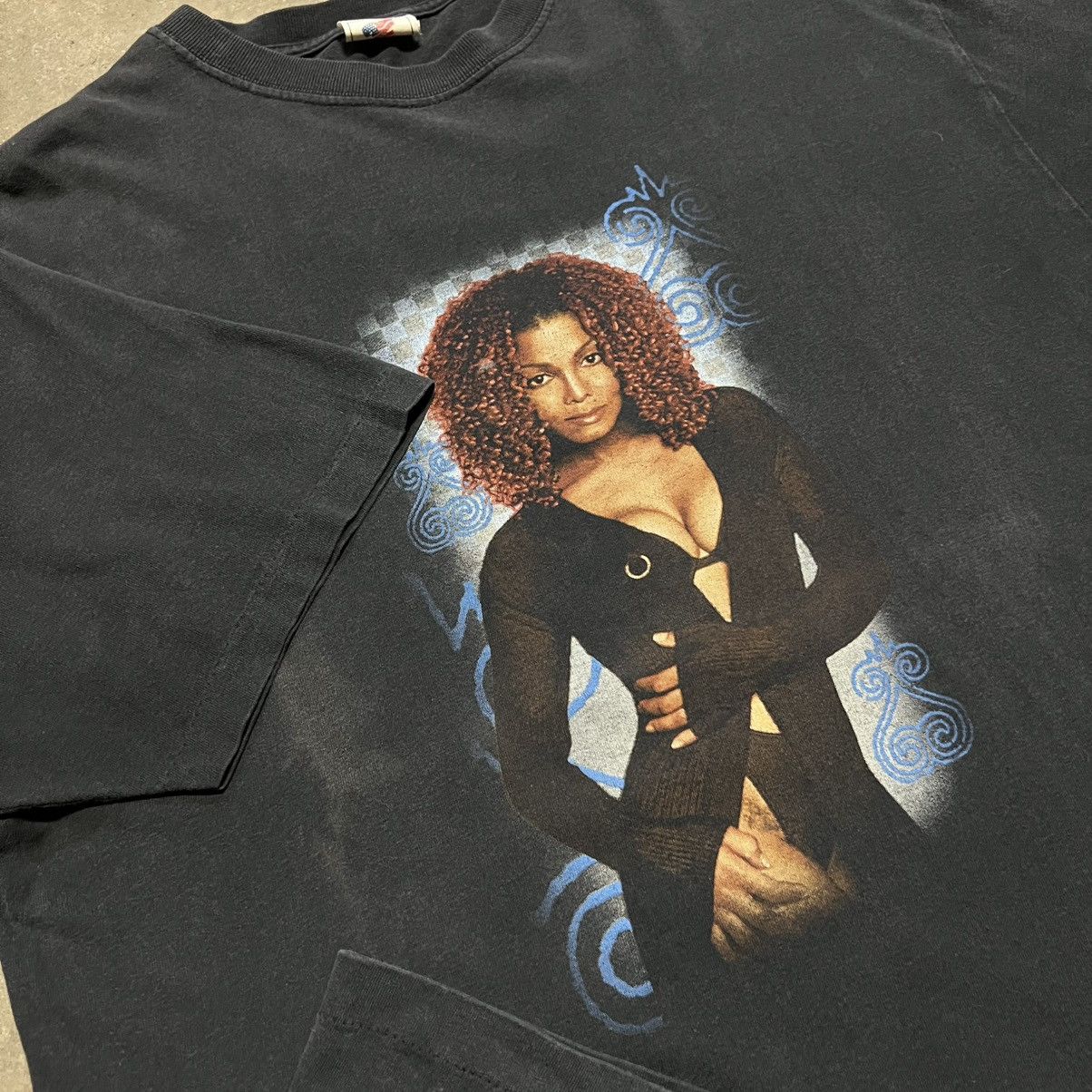 Band Tees Vintage 90s Janet Jackson Velvet Rope Tour Band Tee 90s Size US XL / EU 56 / 4 - 7 Thumbnail