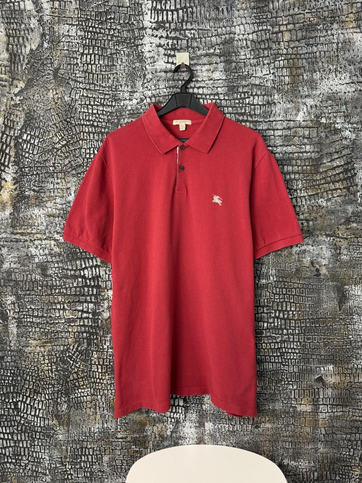 Burberry Vintage Burberry Polo T-shirt Logo Size US XL / EU 56 / 4 - 1 Thumbnail