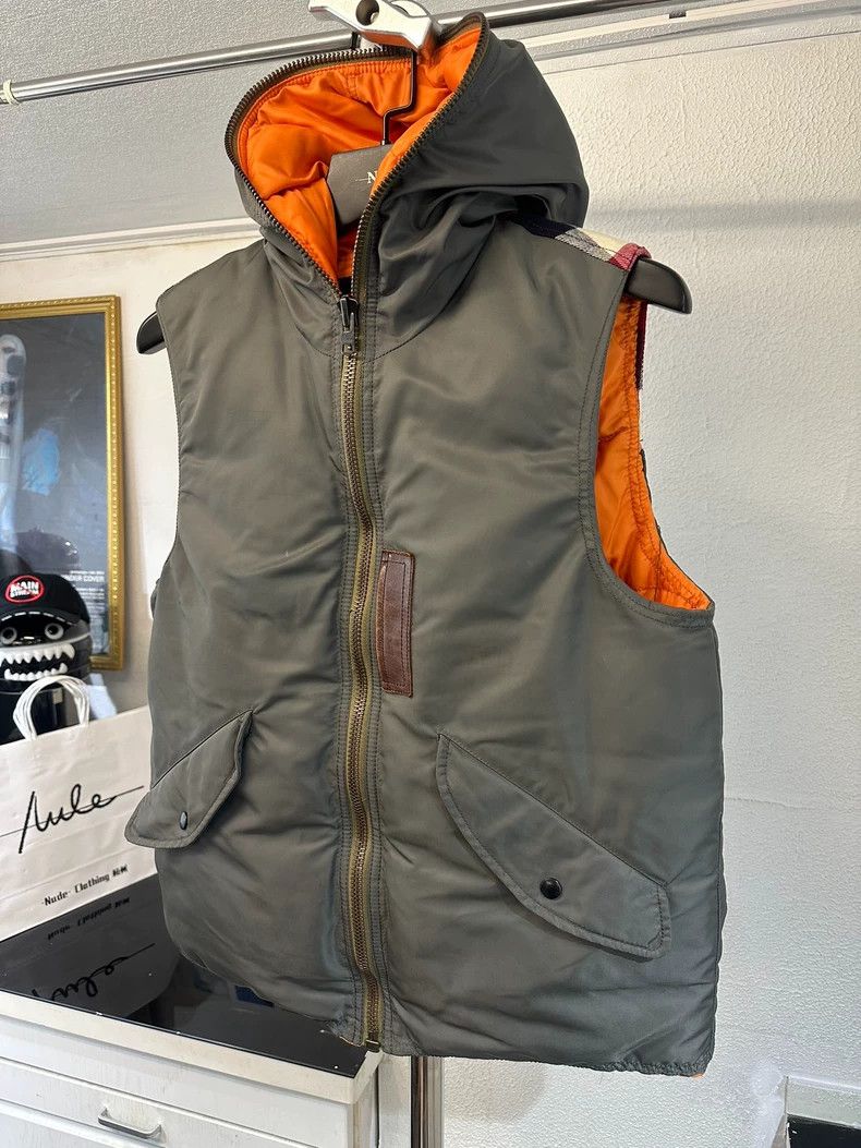 Junya Watanabe Junya watanabe size s Down Vest 2502-Nextarrow Size 36S - 2 Thumbnail
