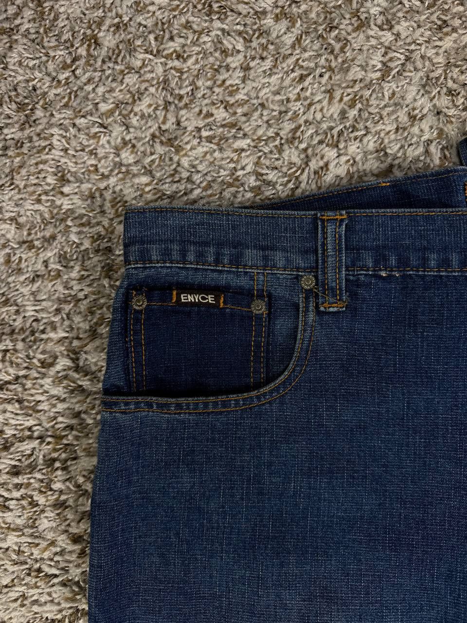 Enyce ENYCE Baggy Jeans Y2K Hip Hop Wide Leg Grid Stitch Size US 36 / EU 52 - 5 Thumbnail