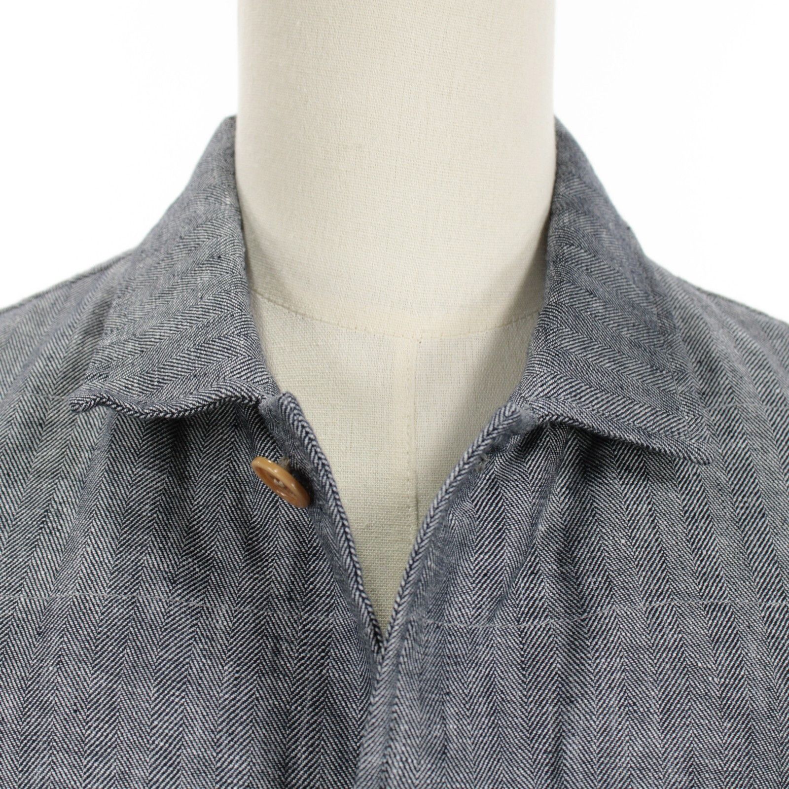 Luciano Barbera Luciano Barbera Vest Size M US In Blue Hemp Size US M / EU 48-50 / 2 - 2 Thumbnail