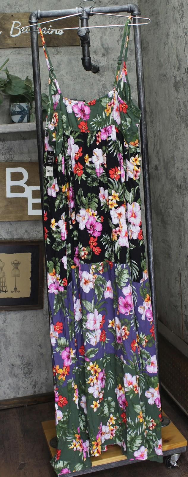 Bar III Nwt Bar Iii Tiered Cover Up Dress Mbth25834 Multi Black Xl Size ONE SIZE - 2 Thumbnail