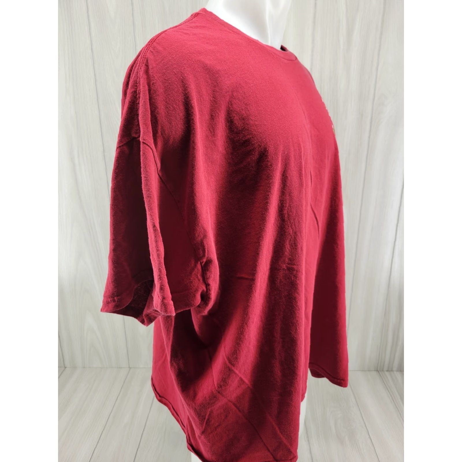 Vintage Journeys 4XL T-Shirt Mens Red Short Sleeve Crew Neck Logo Shirt Vintage? No — Cotton Image? Size US XXL / EU 58 / 5 - 4 Thumbnail