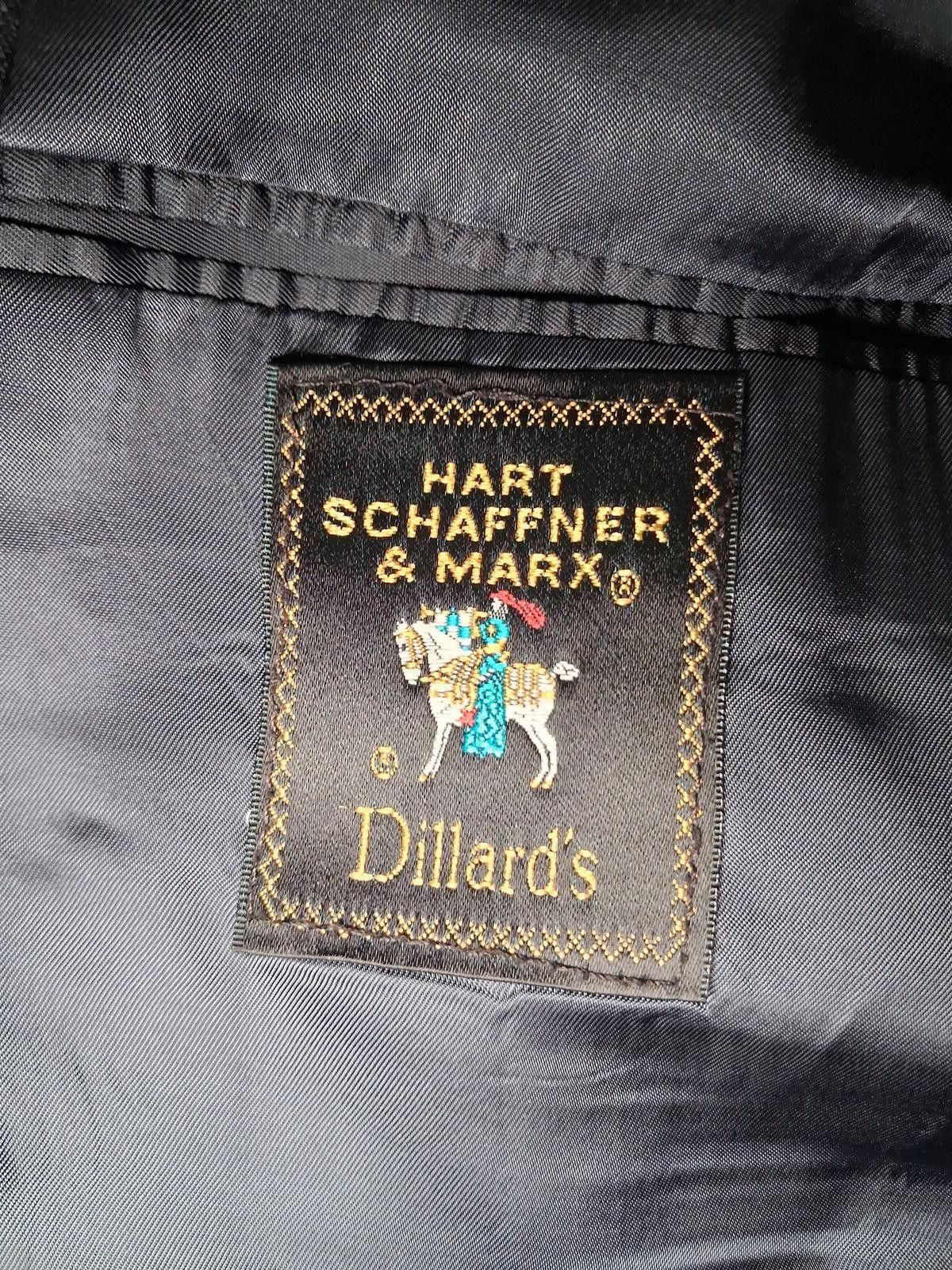 Hart Schaffner Marx Hart Schaffner Marx 2 Piece Suit 46L 40x30 Gray Check Wool Size 46L - 3 Thumbnail