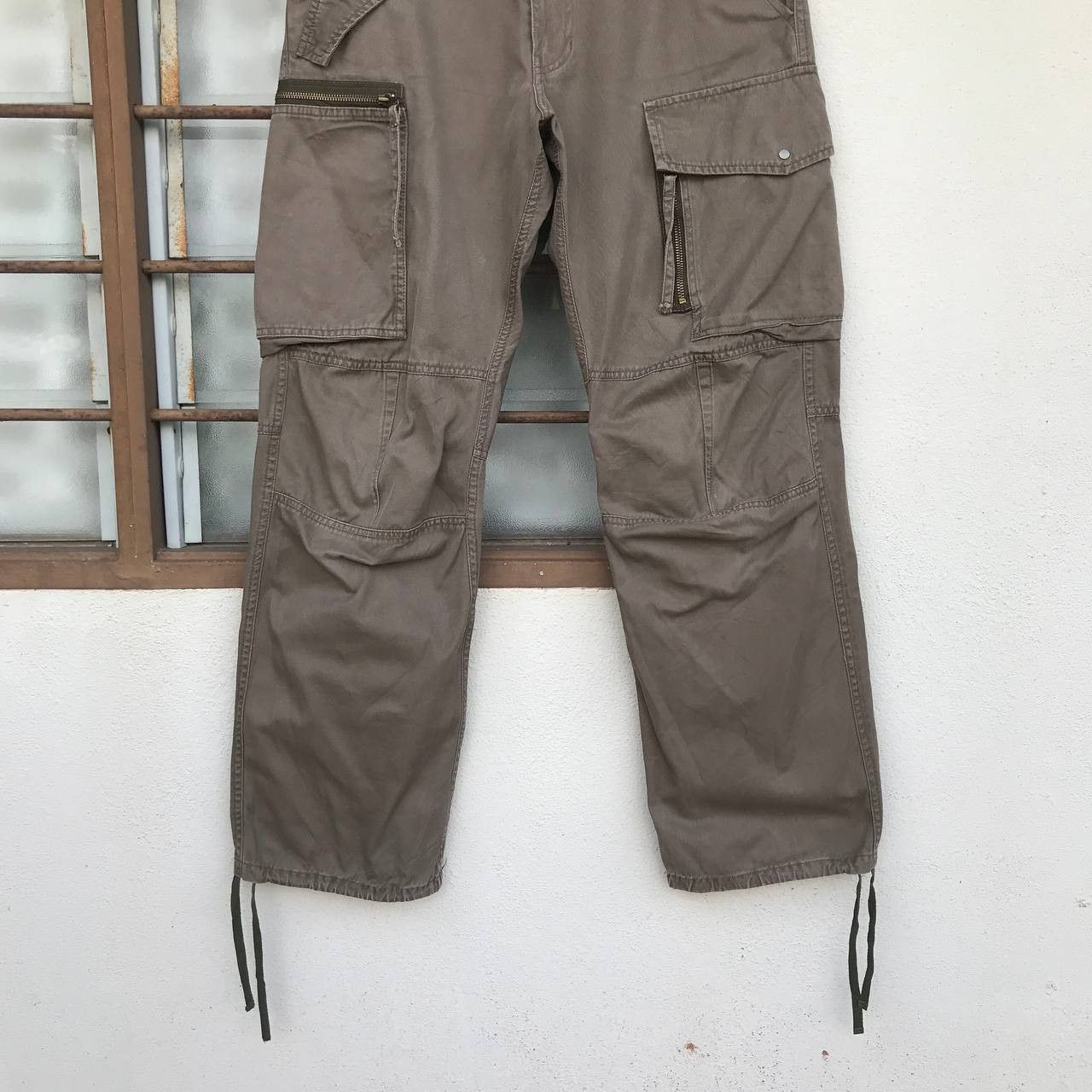 PPFM RARE PPFM MILITARY TRACKTOR CARGO PANT DRAWSTRING LEG STRIP Size US 30 / EU 46 - 13 Thumbnail