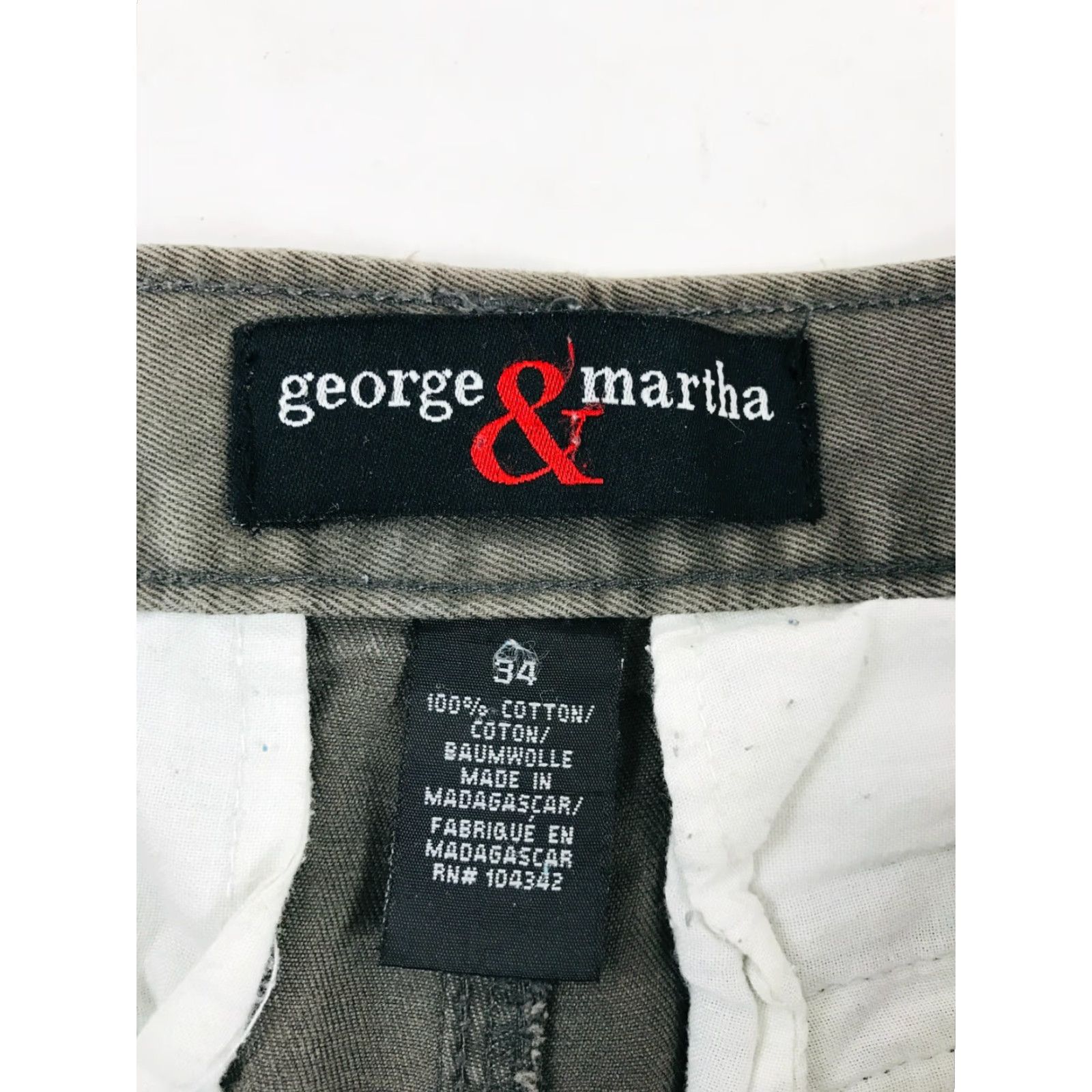 George George & martha Shorts, Men's Size 34, Gray, Casual, Pockets Size US 34 / EU 50 - 6 Thumbnail