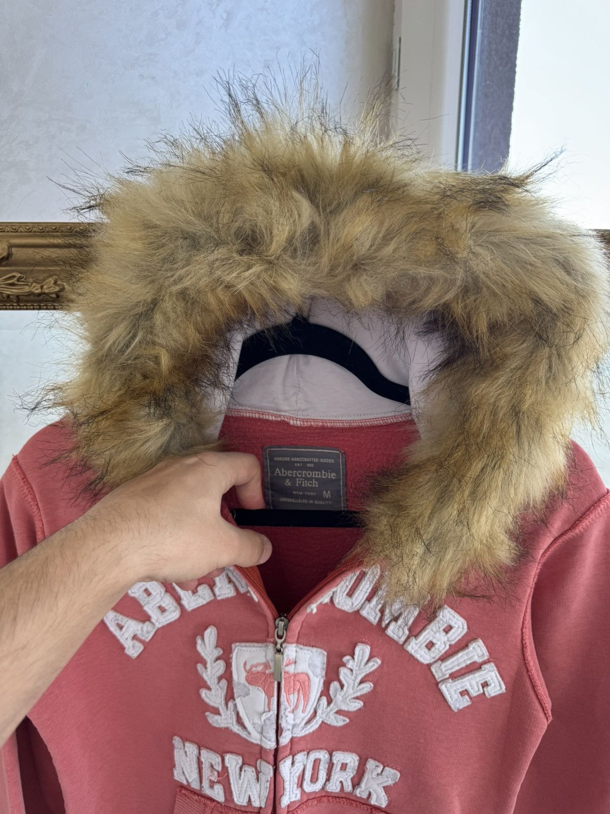 Abercrombie & Fitch Abercrombie & Fitch Zip Fur Hoodie if six was nine LGB style Size M / US 6-8 / IT 42-44 - 4 Thumbnail