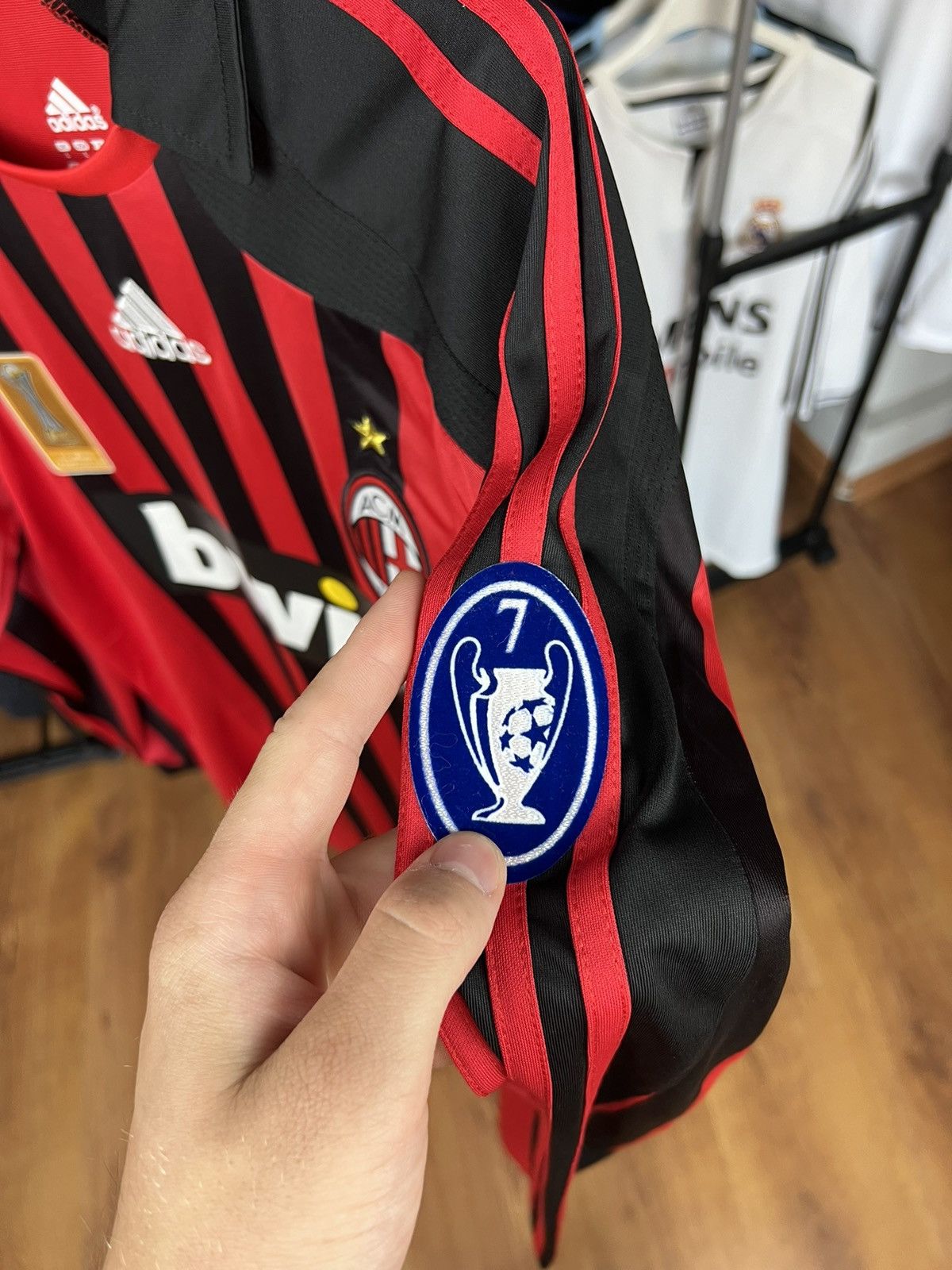 Adidas Jersey Adidas Milan 2007/08 Kaká #8 Size US L / EU 52-54 / 3 - 5 Thumbnail