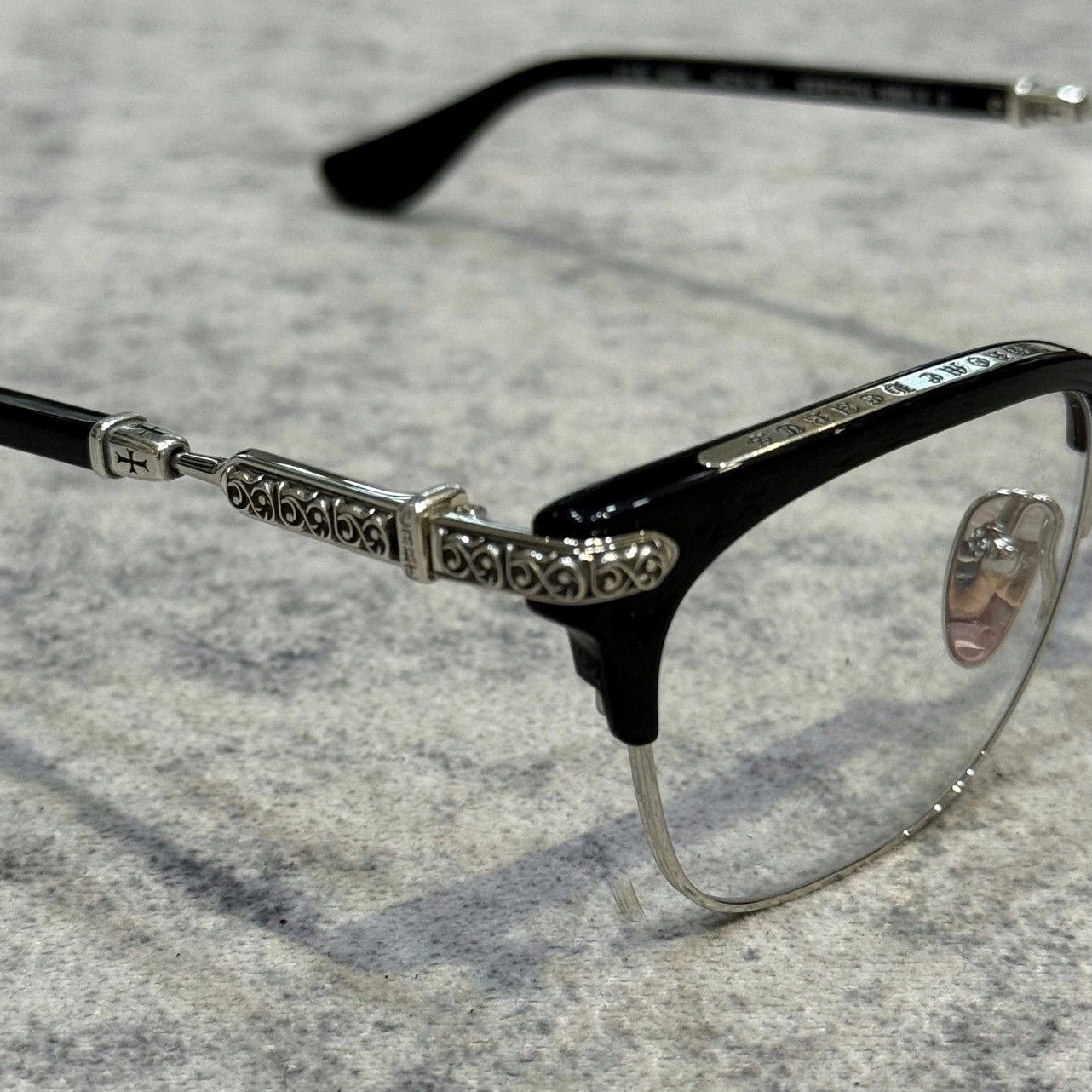 Chrome Hearts CHROME HEARTS VERTICAL SMILE II Black/Shiny Silver Size ONE SIZE - 4 Thumbnail