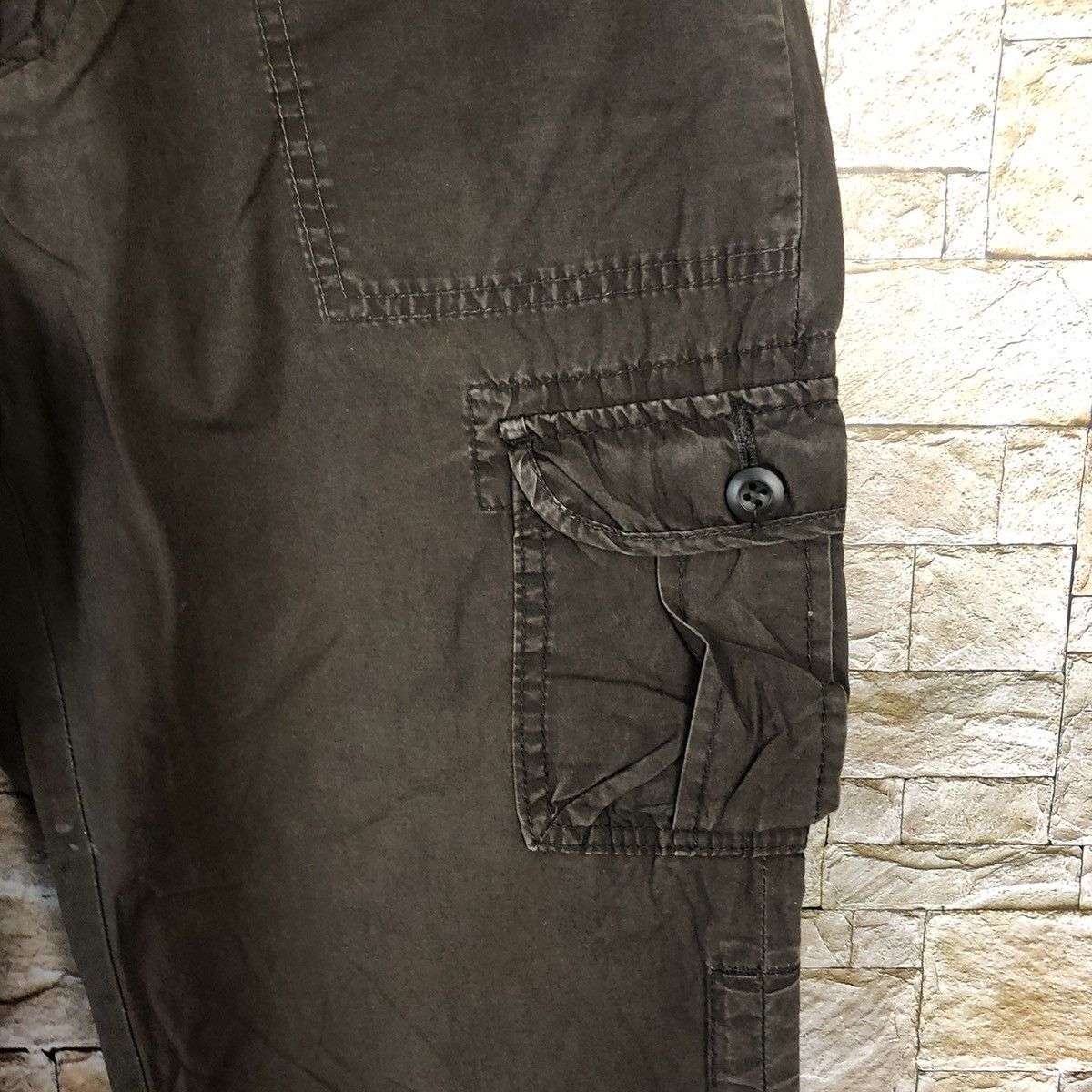 Uniqlo × Vintage Uniqlo vintage Dark Brown Cropped Pants #A325 Size 26" / US 2 / IT 38 - 11 Thumbnail
