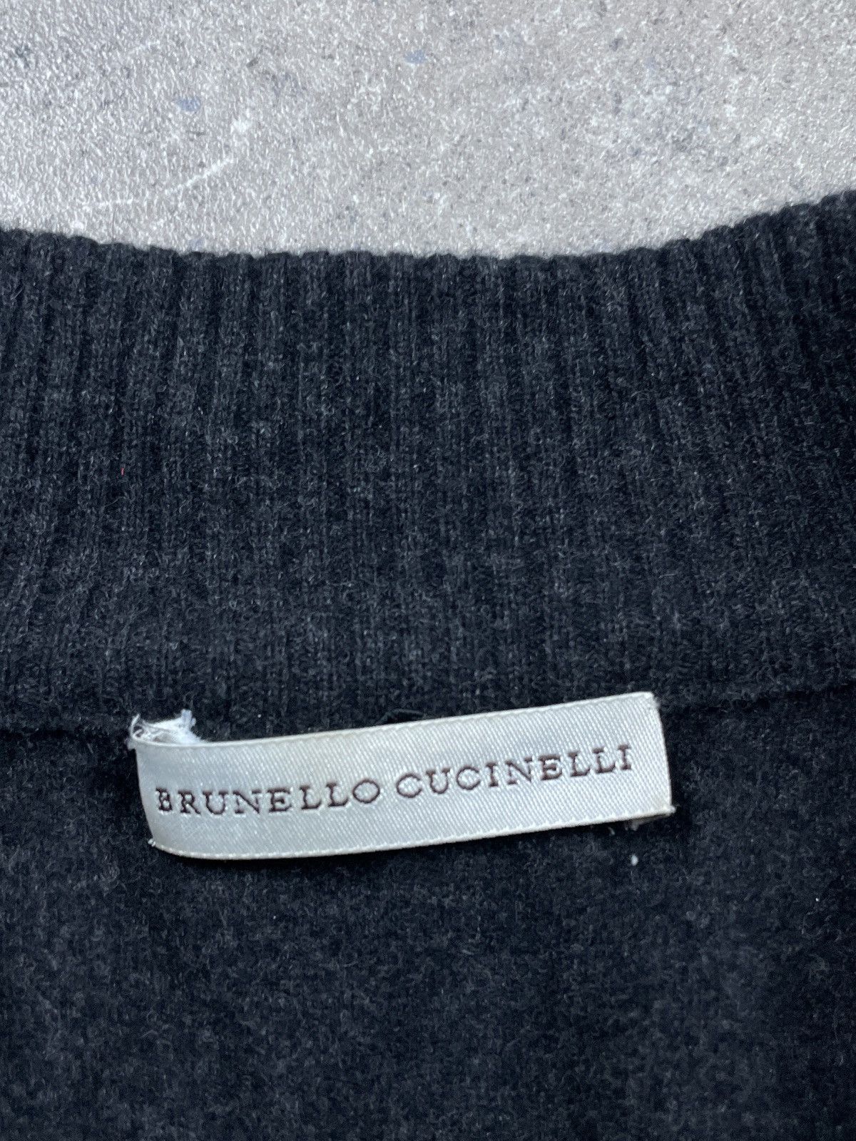 Brunello Cucinelli Brunello Cucinelli Cashmere Zip Sweater Size L / US 10 / IT 46 - 2 Thumbnail