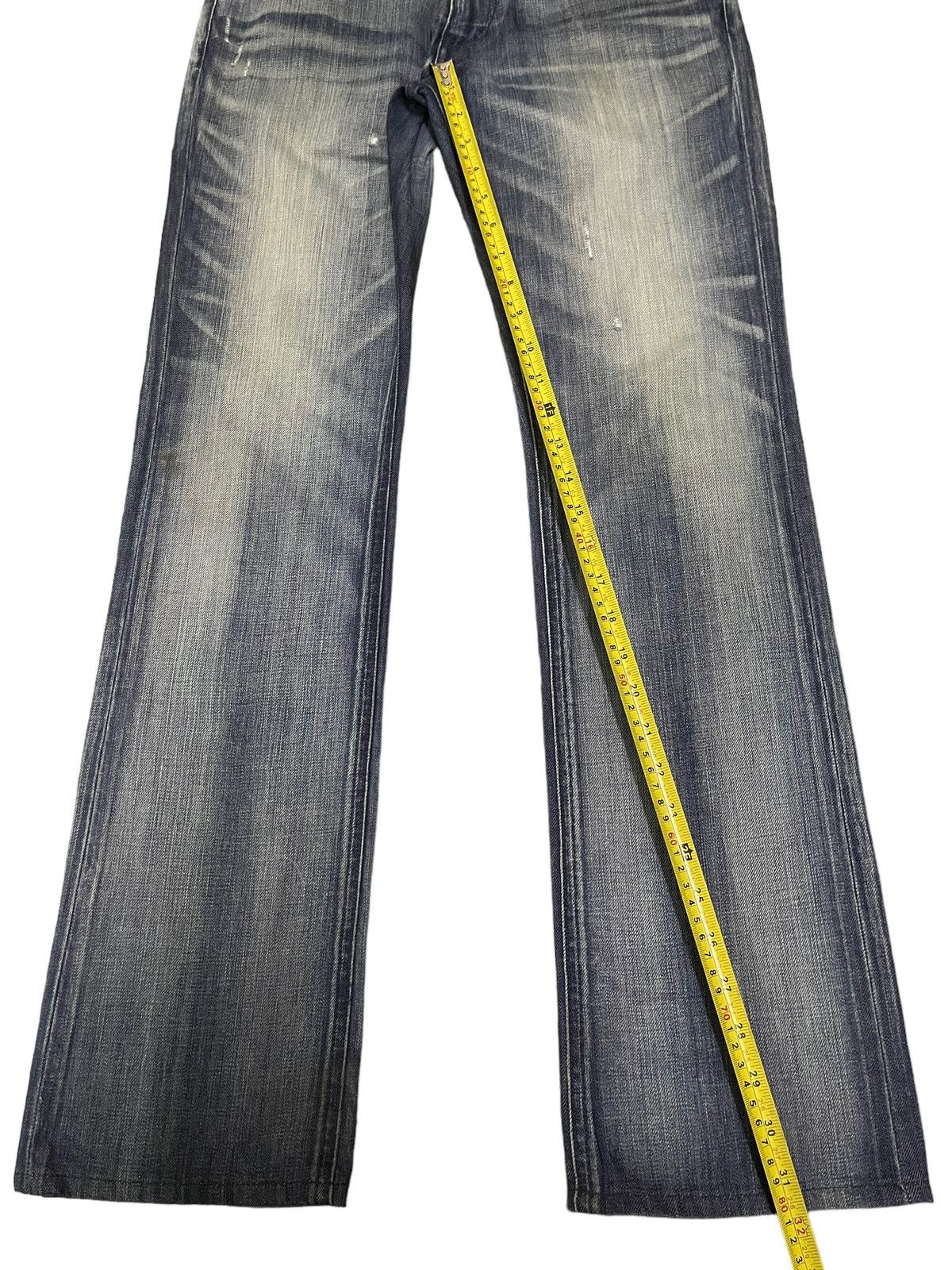 Burberry Vintage Burberry Black Label Blue Wash Flare Jeans Size US 30 / EU 46 - 13 Thumbnail