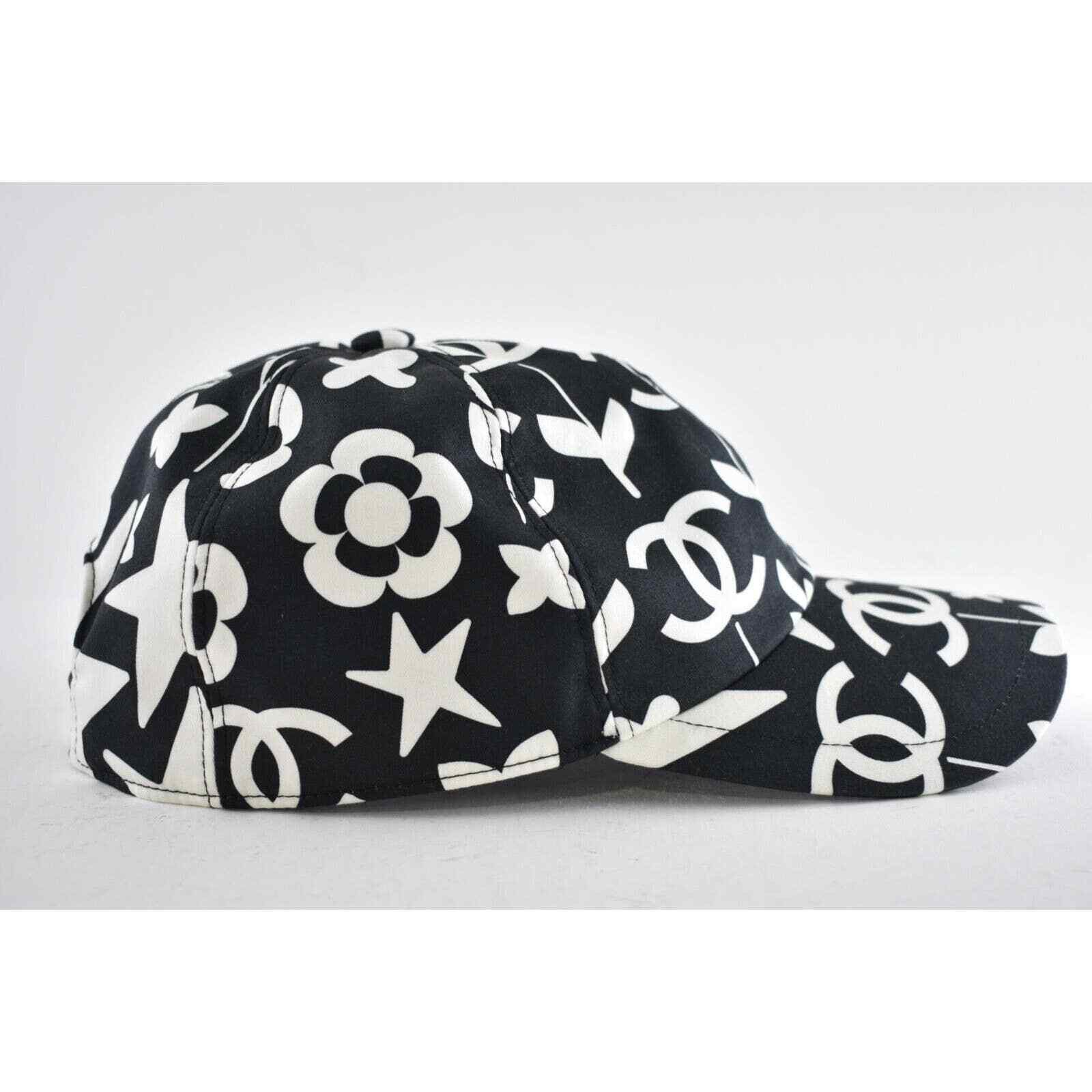 Chanel Chanel 22P Graffiti Logo Baseball Cap Curved Peak Hat Size ONE SIZE - 5 Thumbnail
