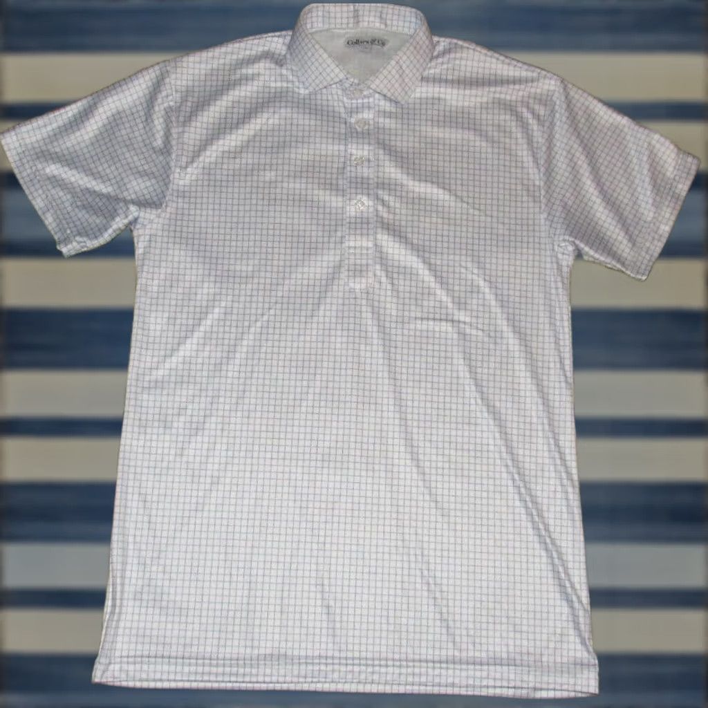 CO COLLARS & CO White Short Sleeve Polo Shirt M Men Size US M / EU 48-50 / 2 - 1 Thumbnail