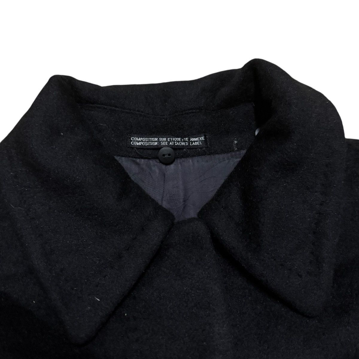 Yohji Yamamoto Ined Homme X Angora Black Jacket Size S / US 4 / IT 40 - 3 Thumbnail