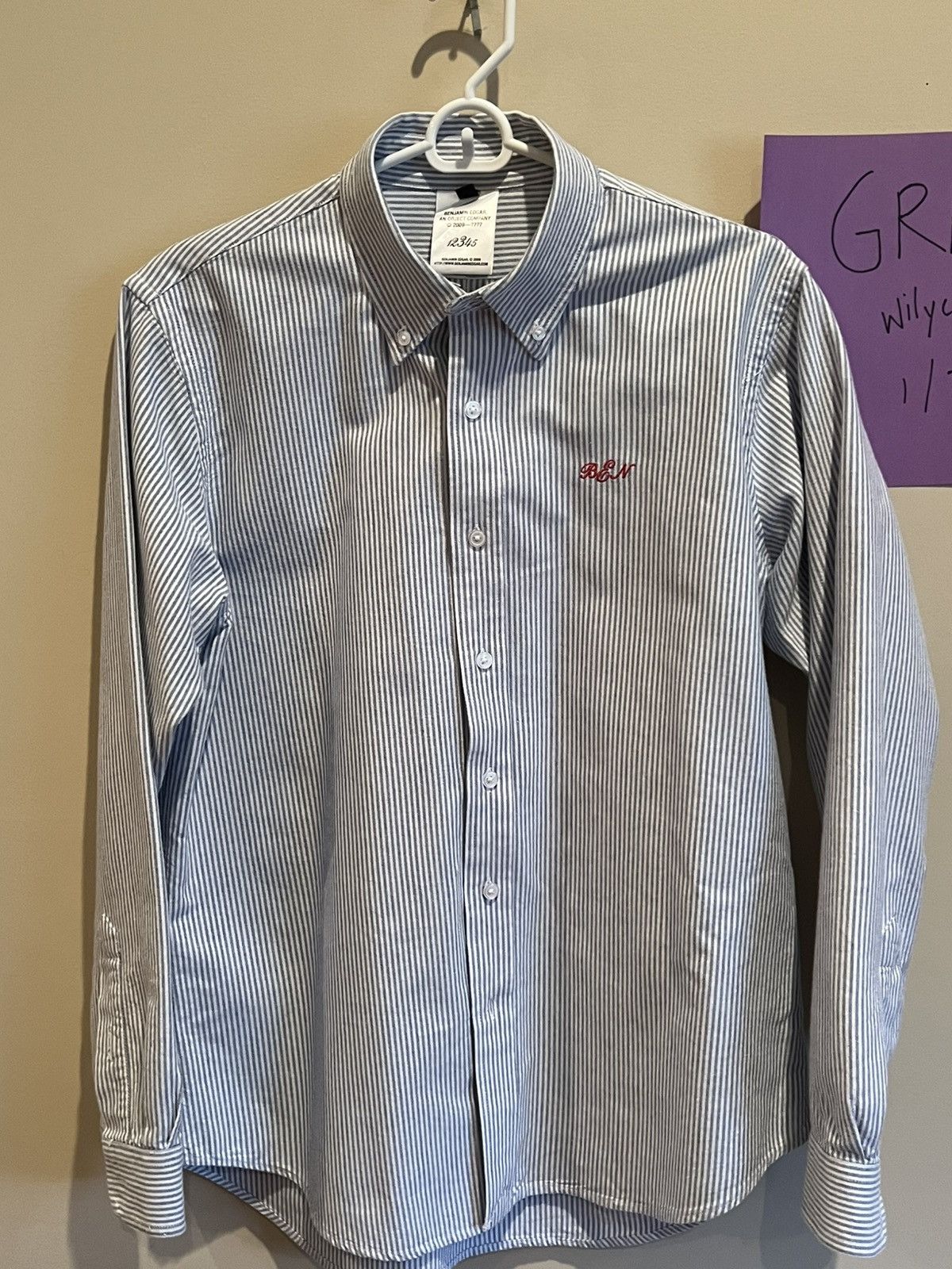 Benjamin Edgar Benjamin Edgar “Ben” Striped Oxford Shirt Size US L / EU 52-54 / 3 - 2 Thumbnail