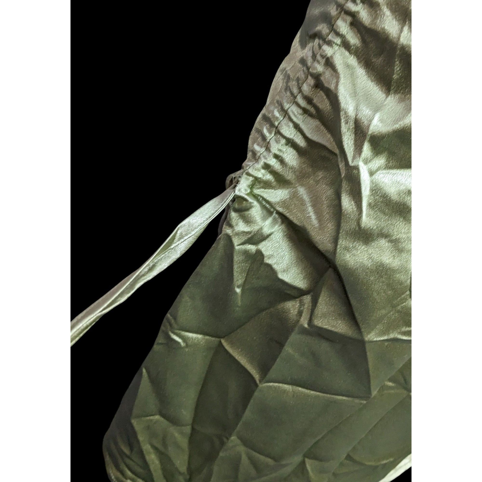 Other Elegant Open Midriff Green Satin Formal Dress Size S / US 4 / IT 40 - 4 Thumbnail