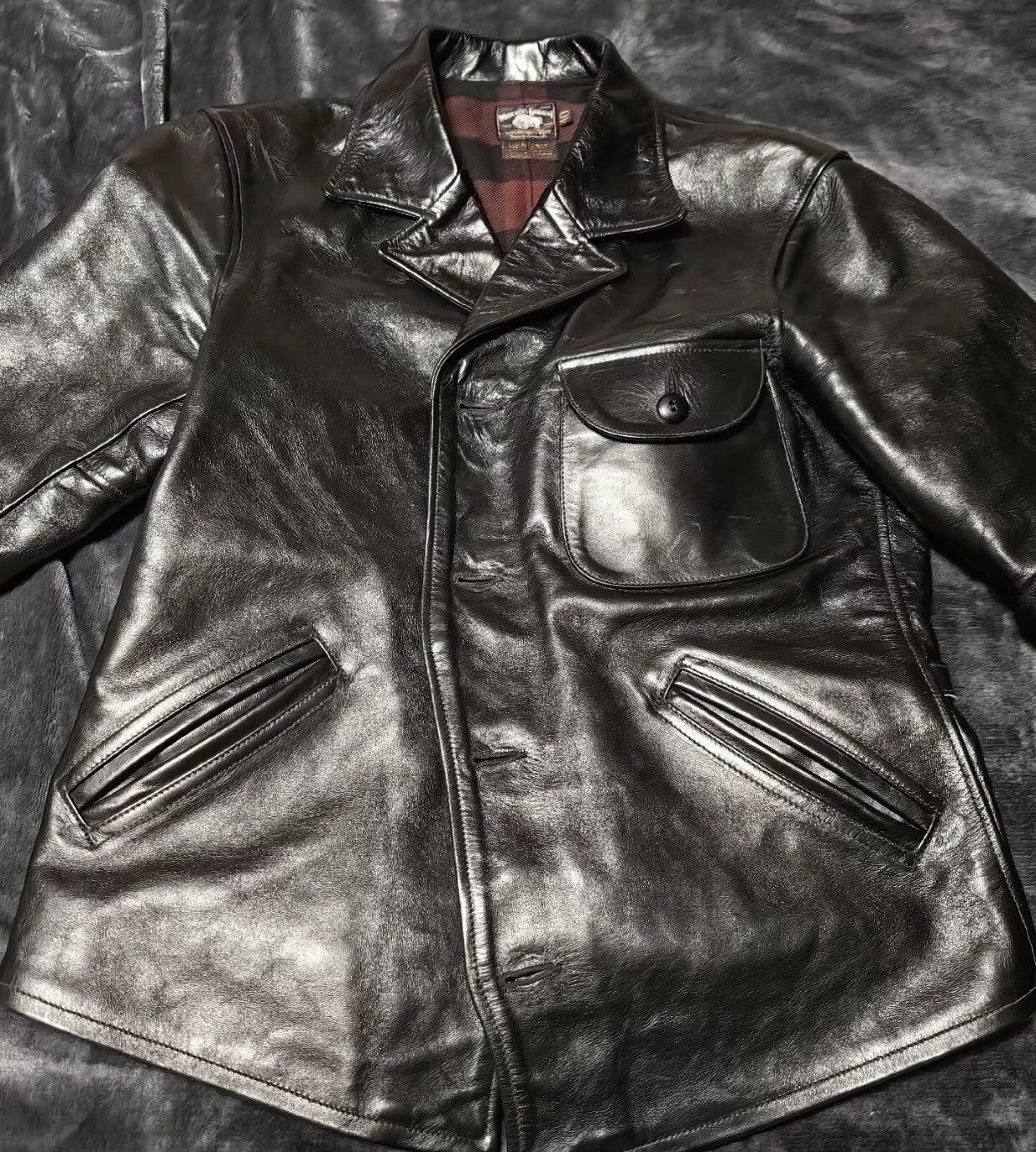 Freewheelers Freewheelers classic four cornered leather jacket Size US XXS / EU 40 - 4 Thumbnail