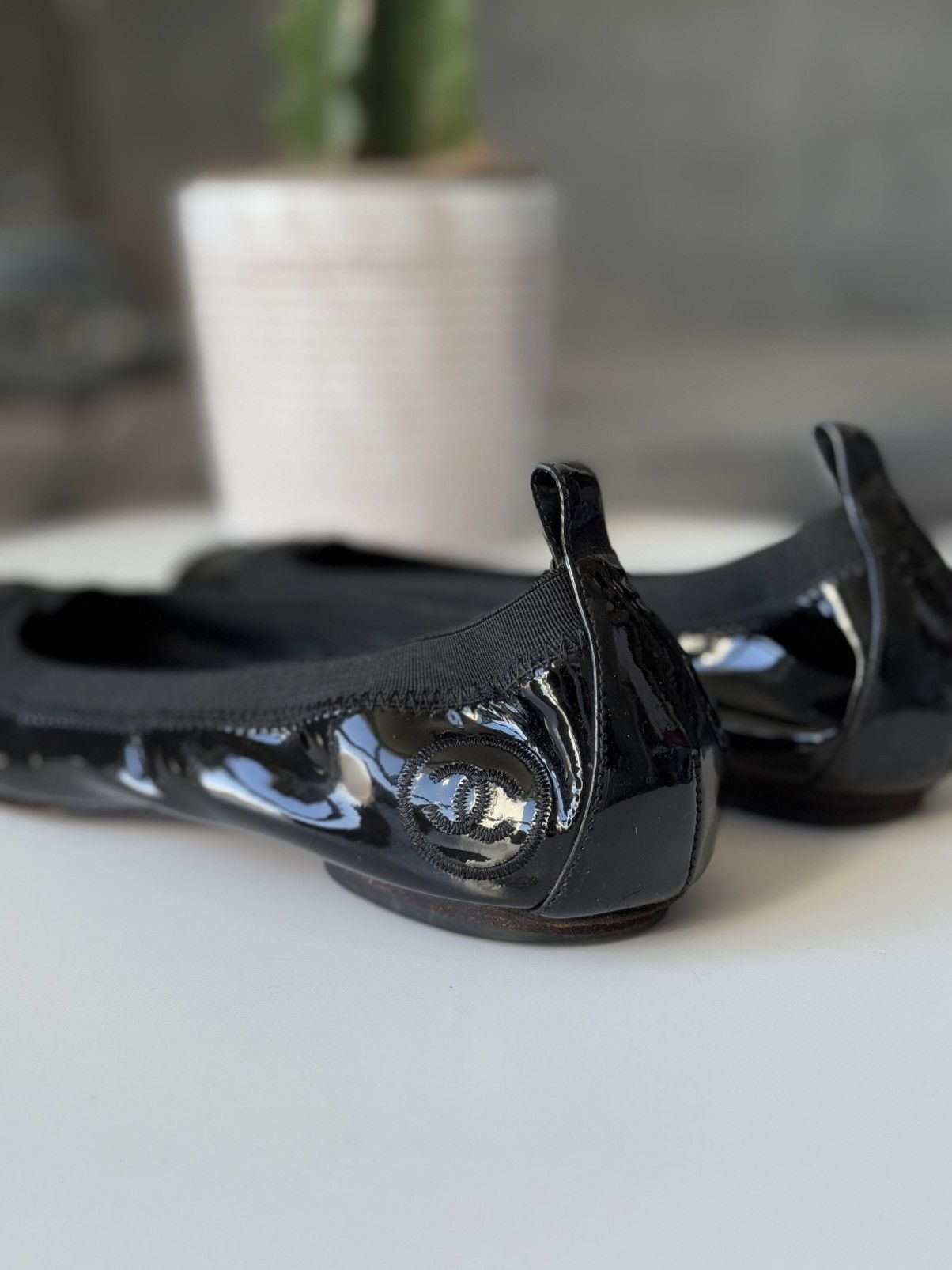 Chanel Chanel Logo Ballet Flats Size US 6.5 / IT 36.5 - 3 Thumbnail