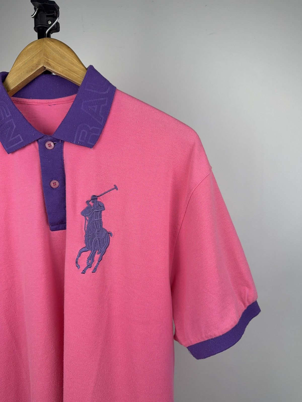 Polo Ralph Lauren 90s Polo Ralph Lauren Big Pony Embroidered Collar Polo Shirt Size US L / EU 52-54 / 3 - 4 Thumbnail