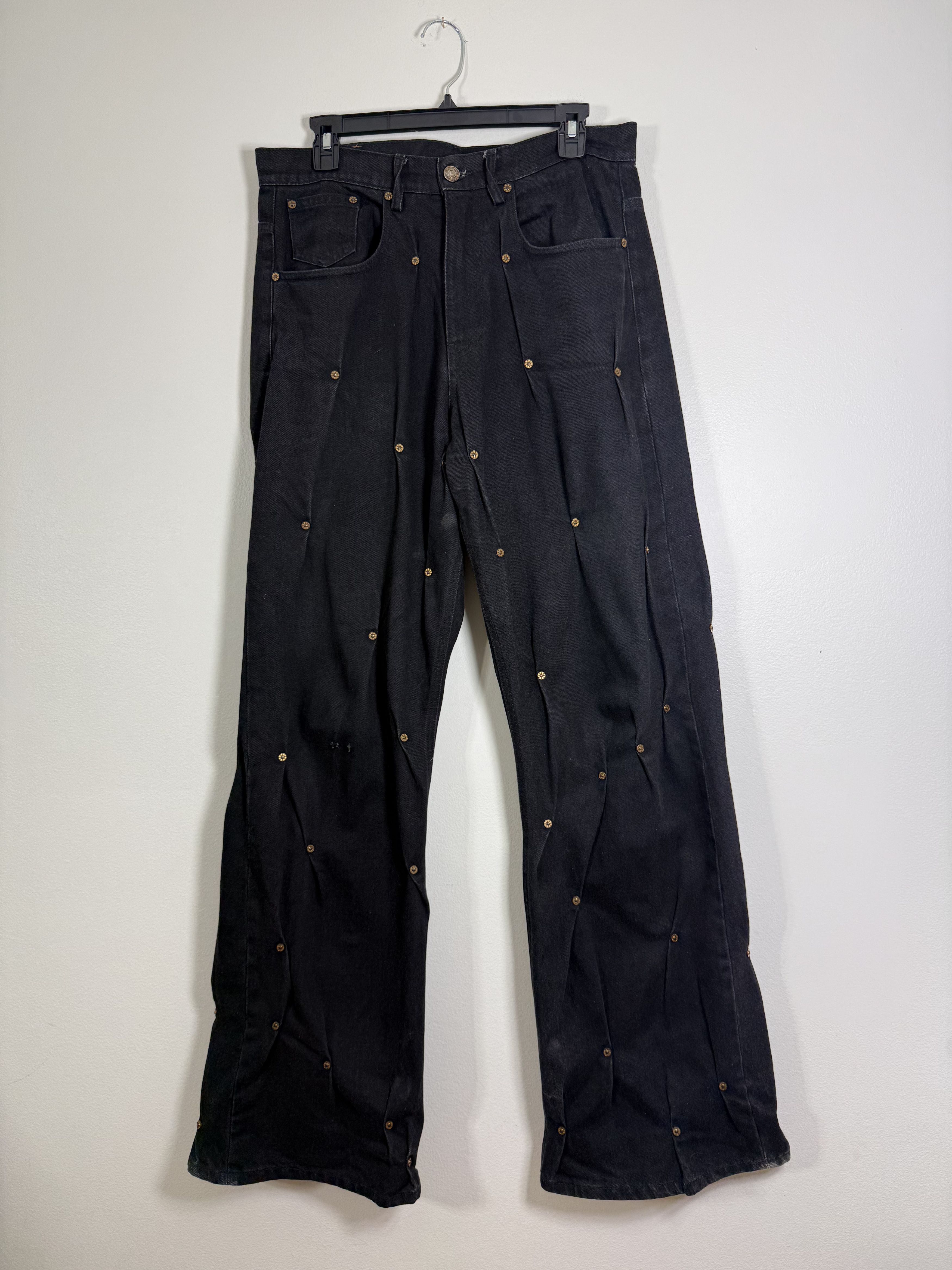 Kusikohc Black Riveted Denim Size US 32 / EU 48 - 1 Thumbnail