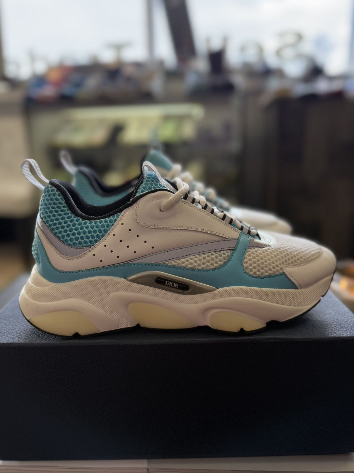 Dior Dior B22 Blue Low Top Sneakers Size 43EU/10US $1300 Retail Size US 10 / EU 43 - 1 Thumbnail