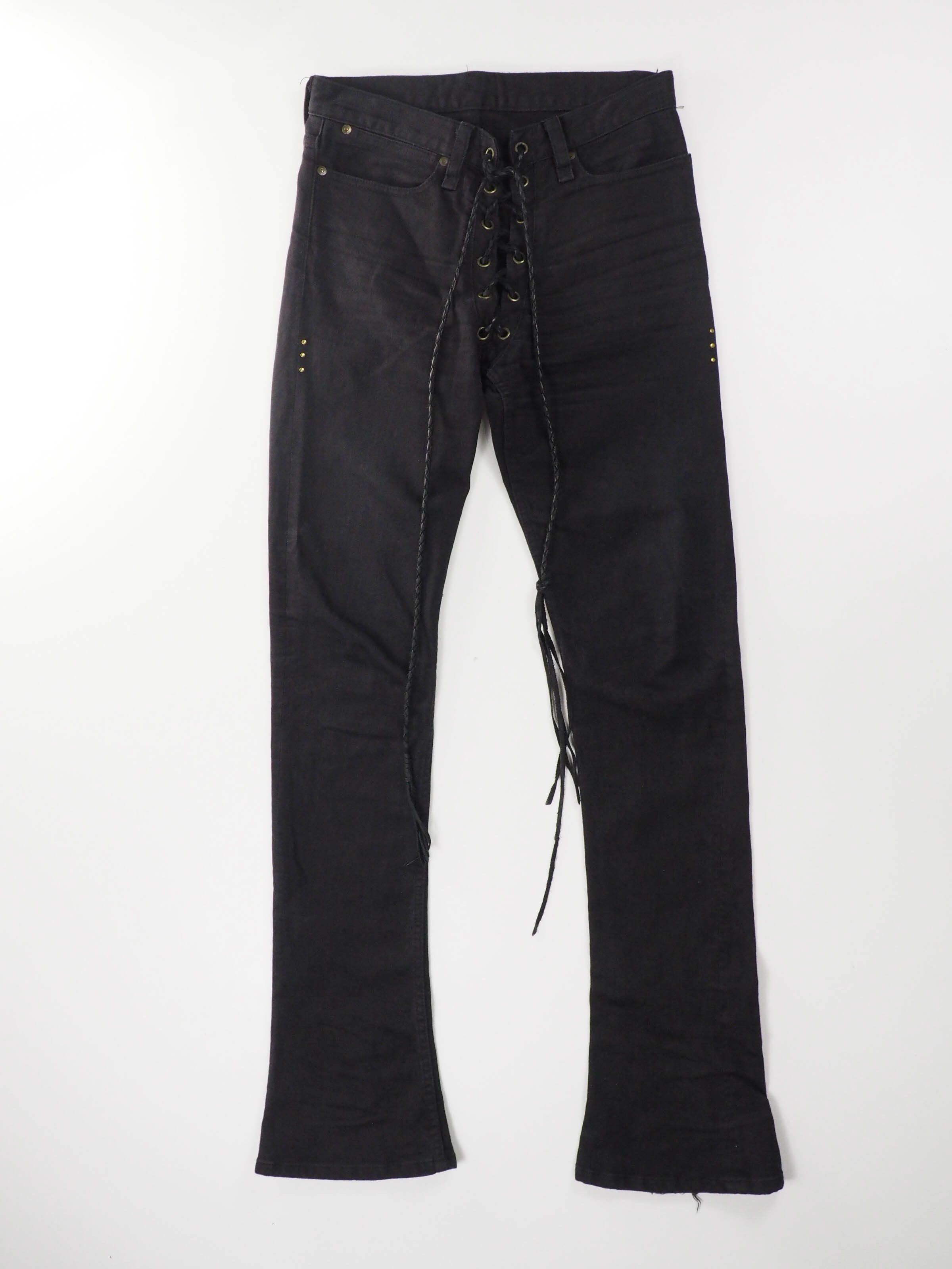 If Six Was Nine If Six Was Nine SBCM Zebra Lace up Denim | Grailed