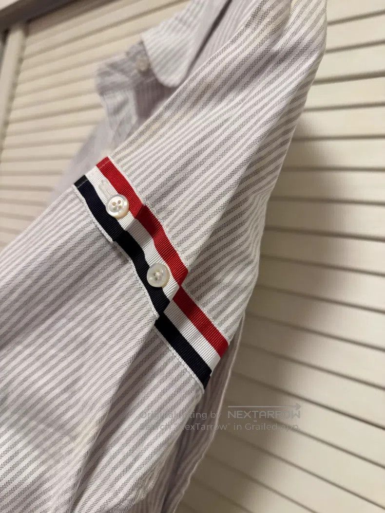 Thom Browne Thom Browne Narrow Striped Shirt Size US XS / EU 42 / 0 - 4 Thumbnail