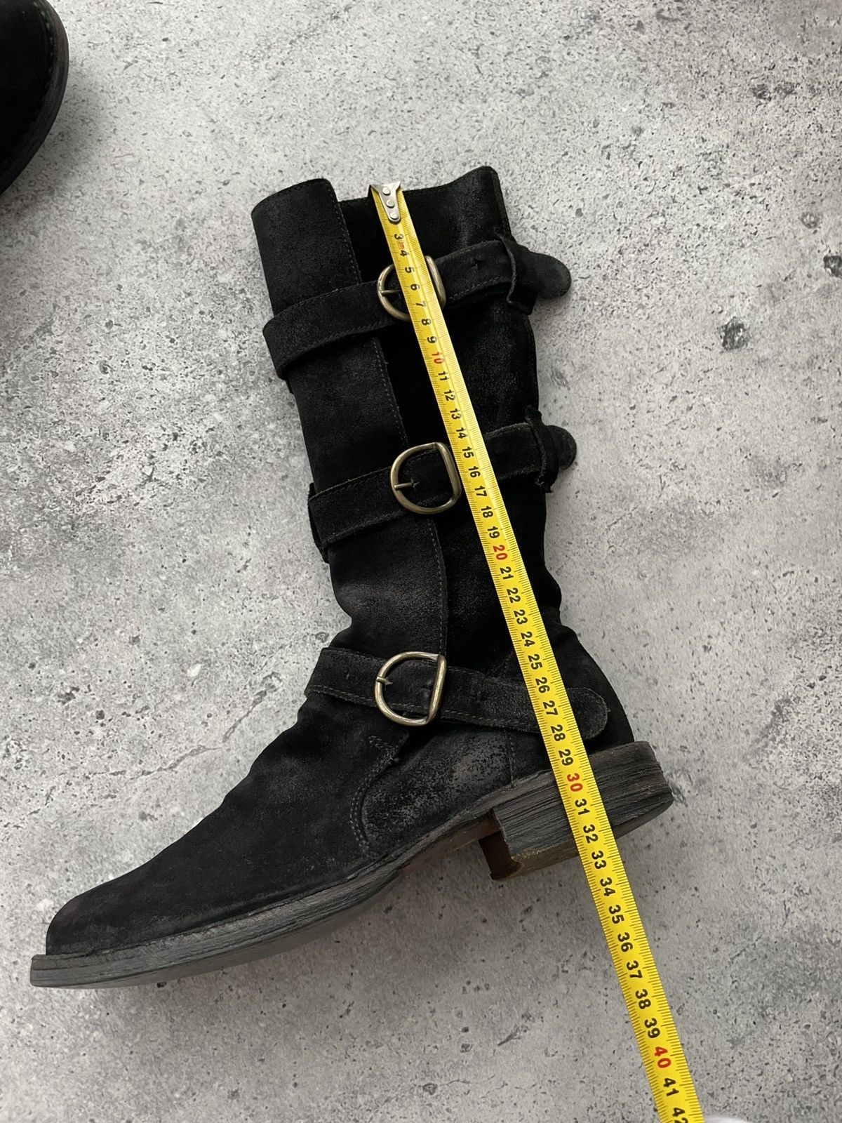 Fiorentini + Baker FIORENTINI+BAKER 3 Buckle Black Suede Iconic Boot Us 7,5 Size US 8 / IT 38 - 17 Thumbnail
