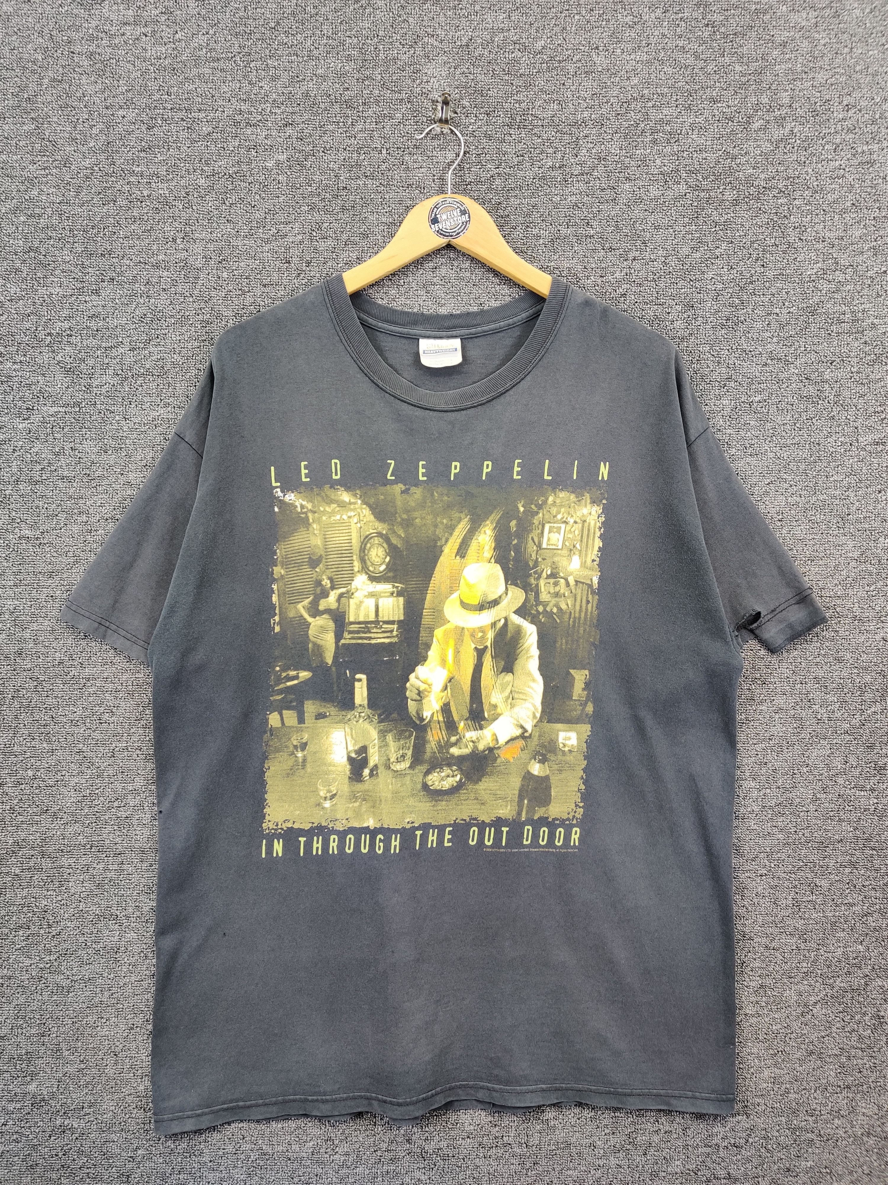 Vintage Led Zeppelin In Thought The Out Door Tee Tshirt