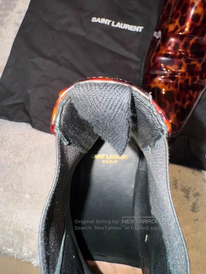 Saint Laurent Paris Saint Laurent Paris Leopard Print Chelsea Boots Size US 10 / EU 43 - 4 Thumbnail