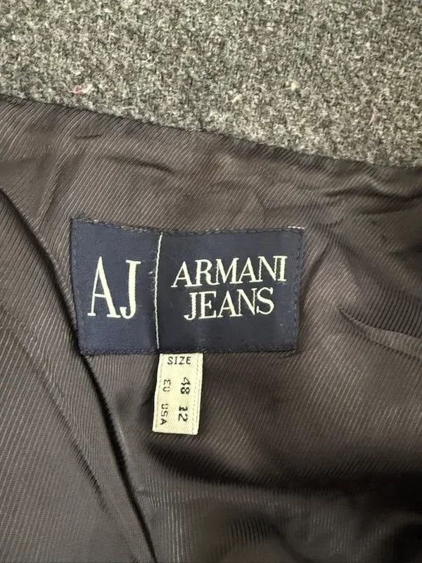 Armani Armani Jeans Cappotto Lana Grigio Donna 48 - L Size L / US 10 / IT 46 - 10 Thumbnail