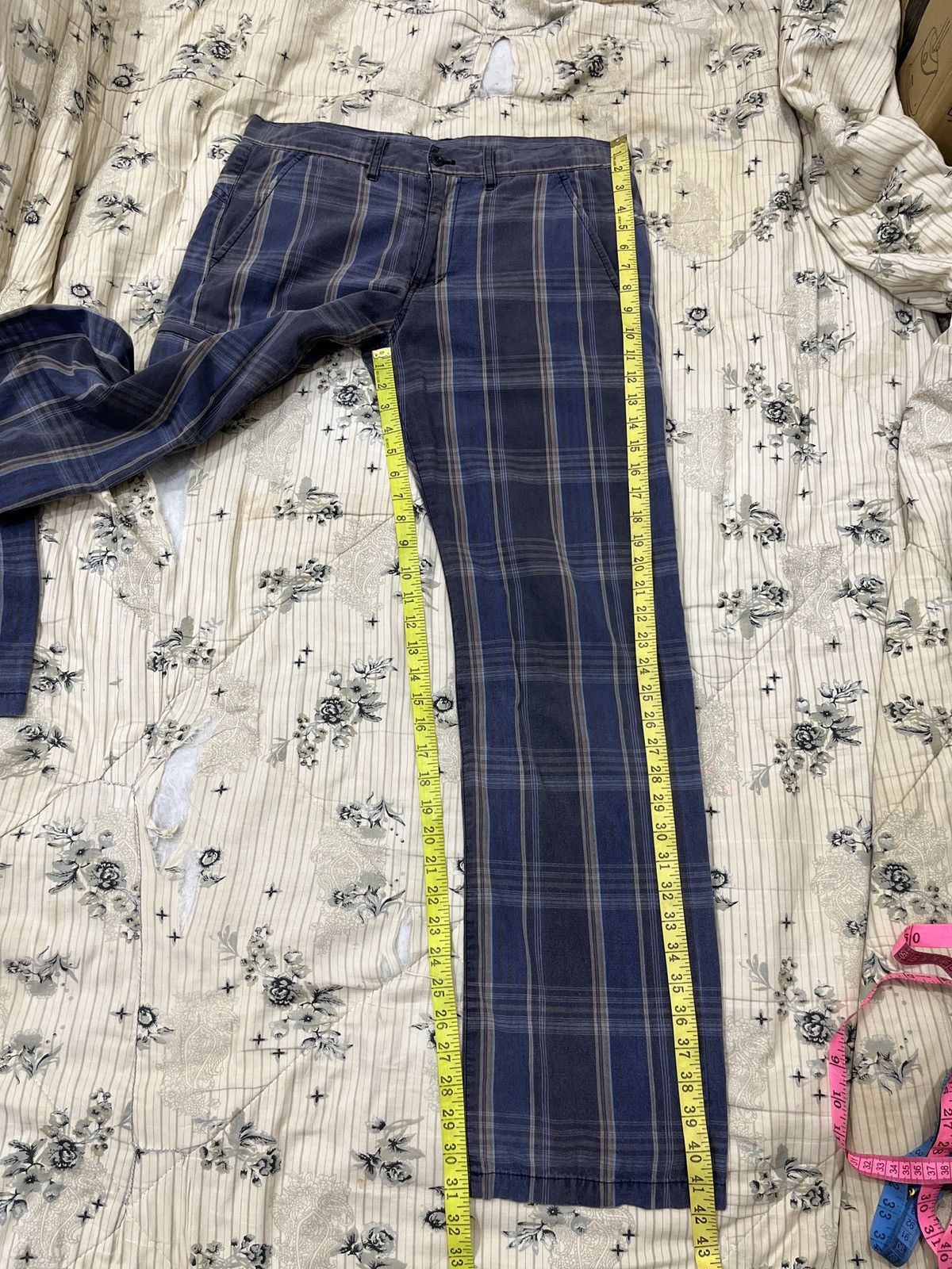 Takeo Kikuchi 🔥🔥🔥STEALS TAKEO KIKUCHI TARTAN PANTS Size US 33 - 13 Thumbnail