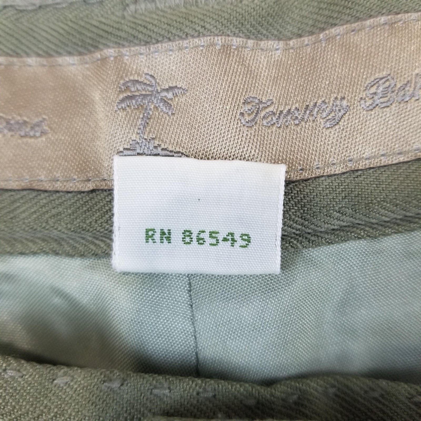 Tommy Bahama Tommy Bahama Pants Women 8 Green Silk Pleated Lined Trousers Size 30" / US 8 / IT 44 - 7 Thumbnail
