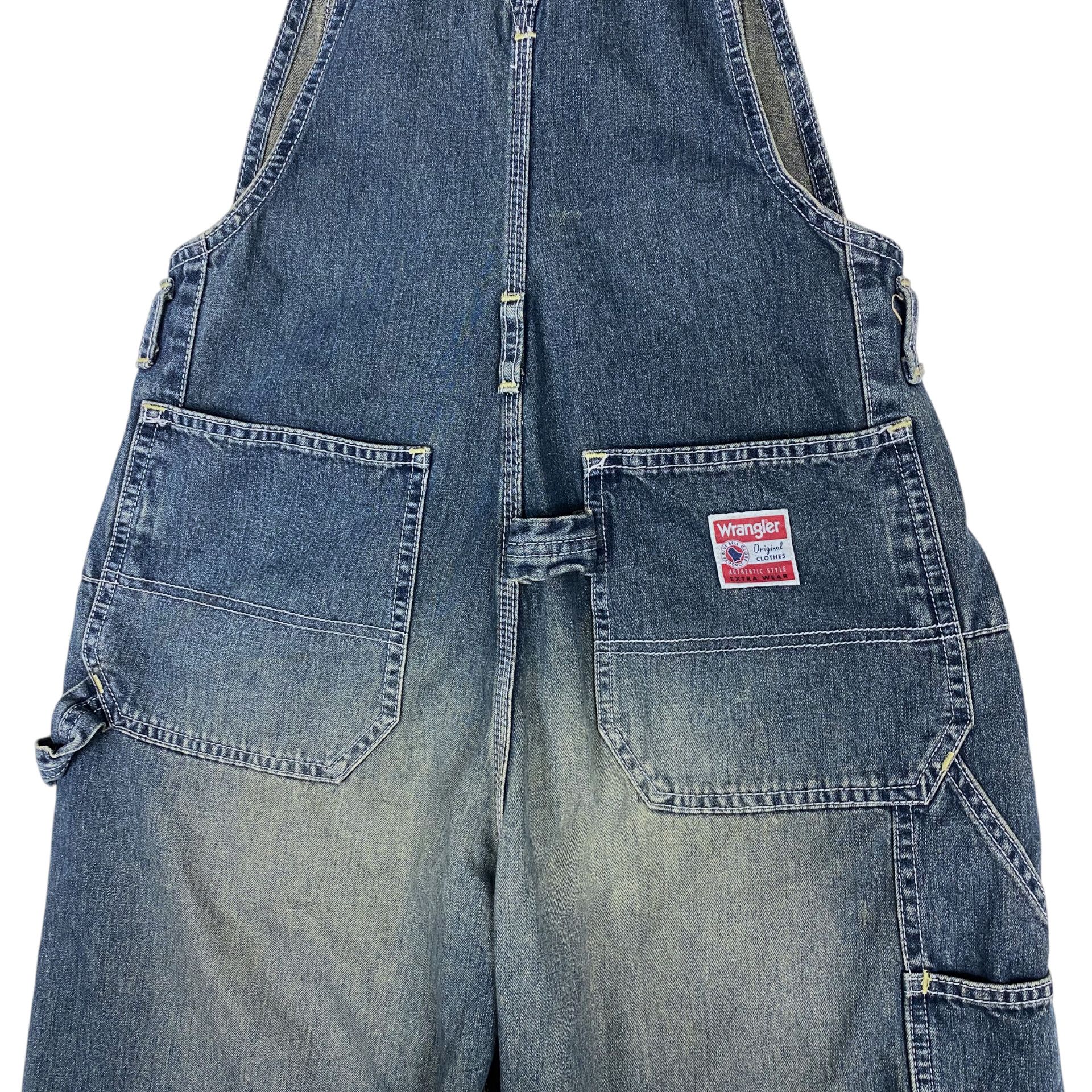 Wrangler 💥VINTAGE 70s WRANGLER BLUE BELL OVERALL DENIM WORKER Size US 31 - 9 Thumbnail