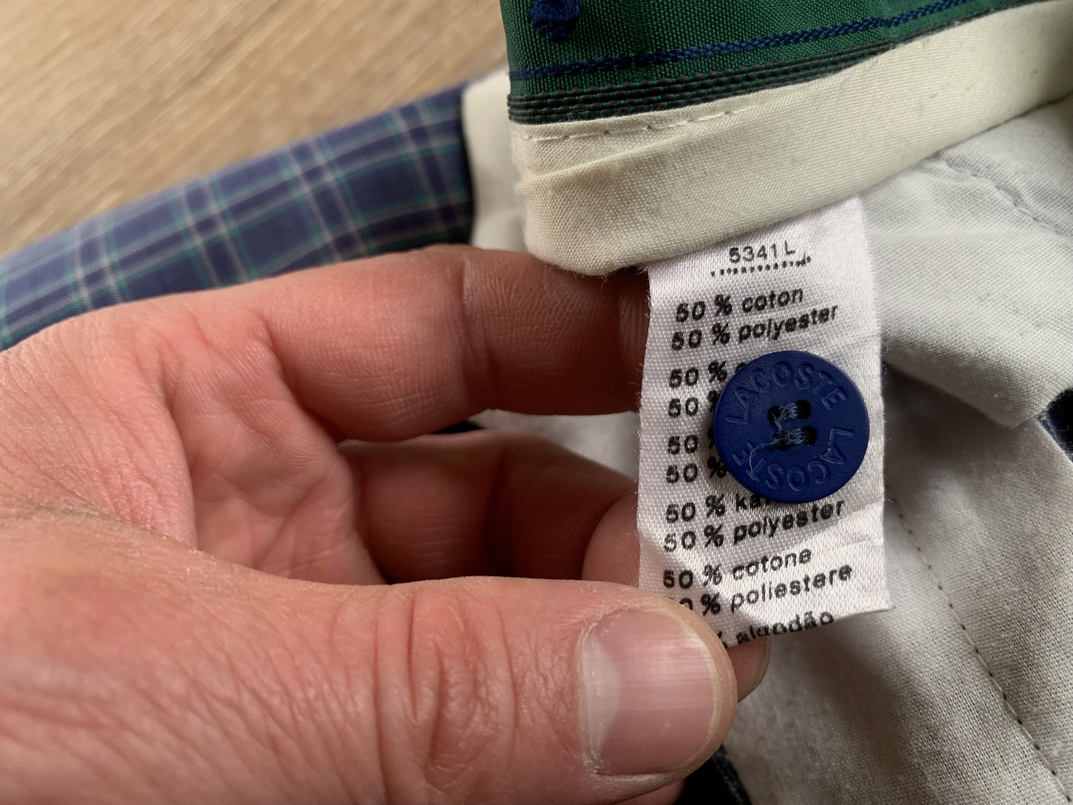 Lacoste Rare Lacoste Checkered Plaid Classic Pants Trousers Size US 33 - 11 Thumbnail