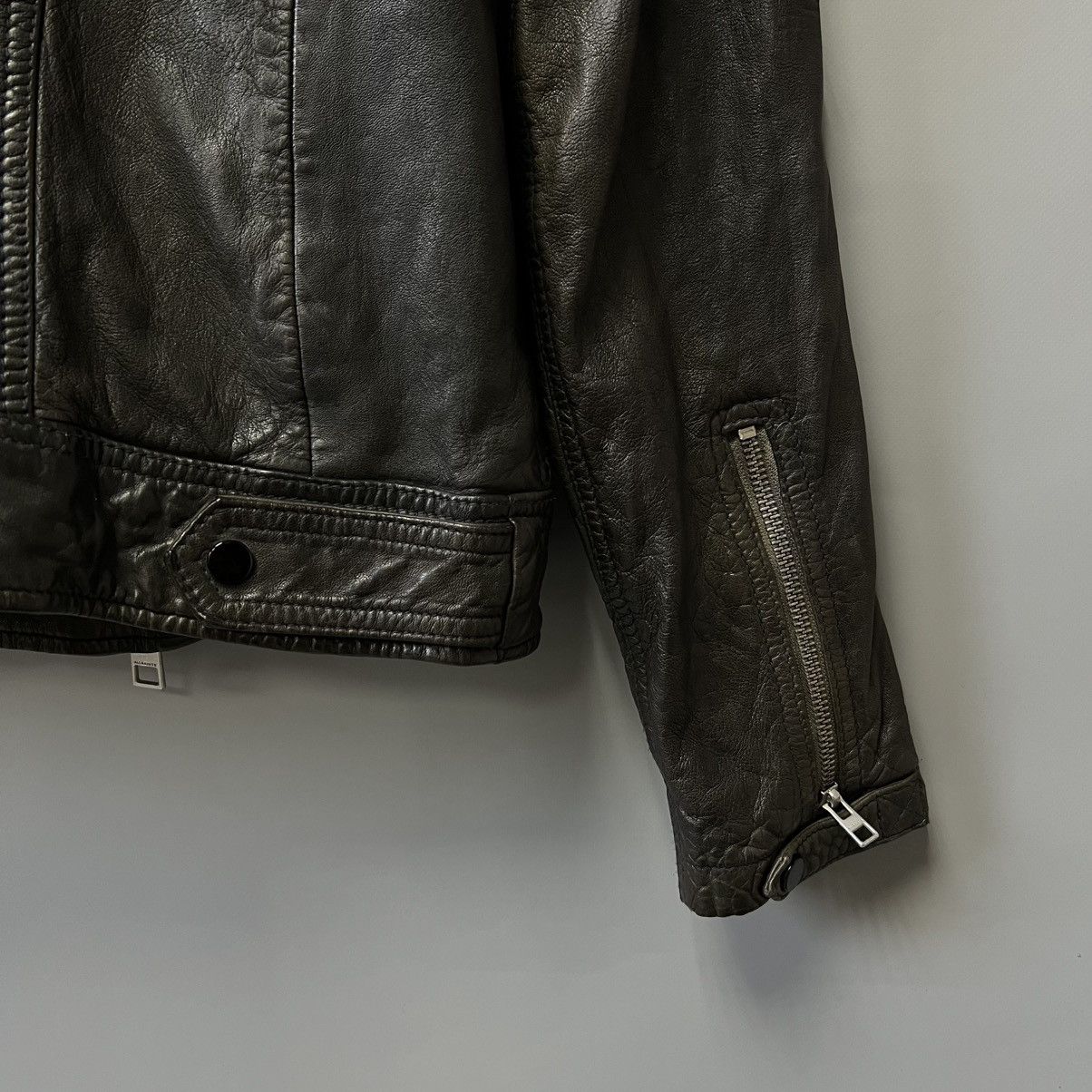 Allsaints Allsaints Conroy Leather Biker Jacket Men’s Size M Size US M / EU 48-50 / 2 - 17 Thumbnail