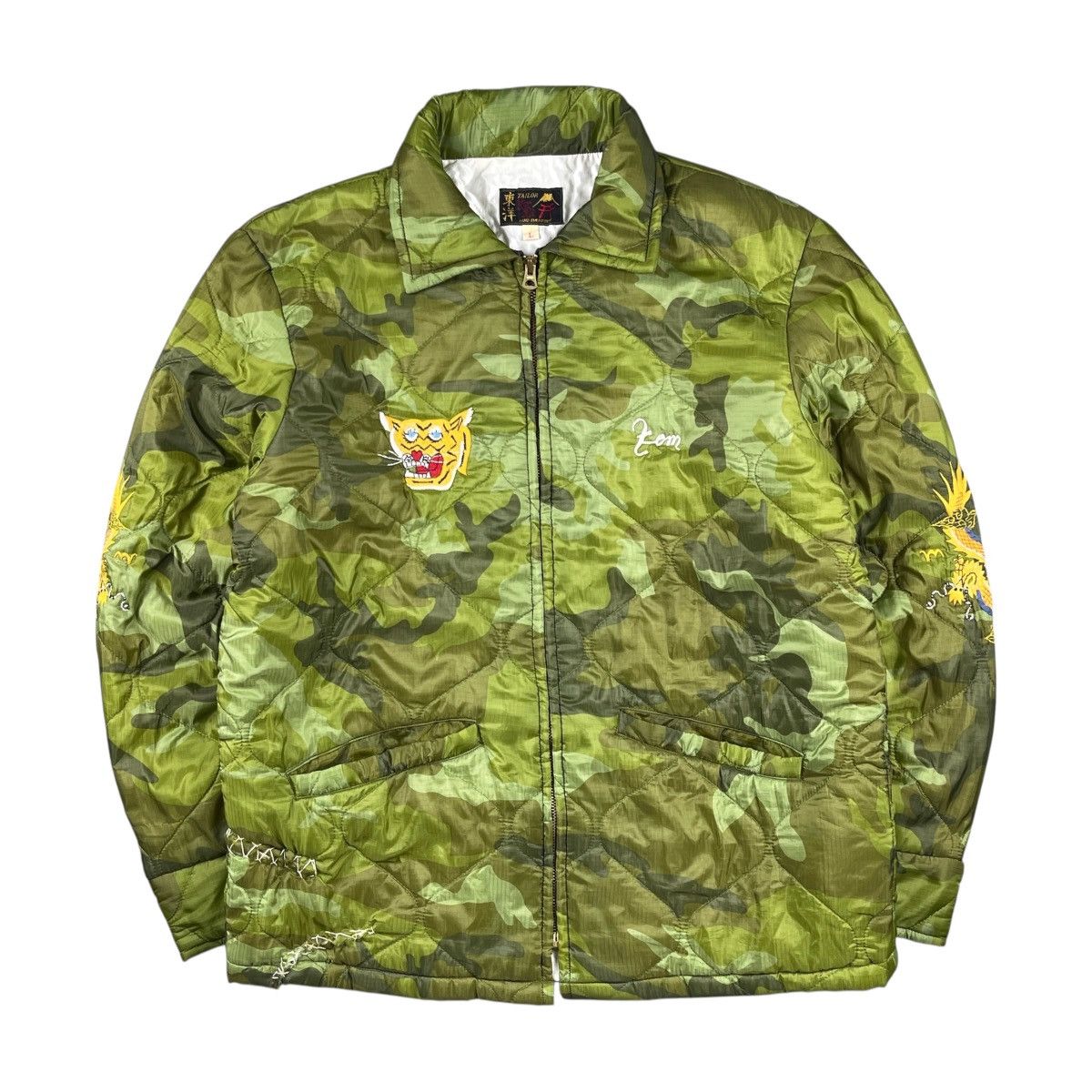Toyo Enterprises TAILOR TOYO ENTERPRISE JACKET SOUVENIR SUKAJAN VIETNAM WAR Size US L / EU 52-54 / 3 - 1 Thumbnail