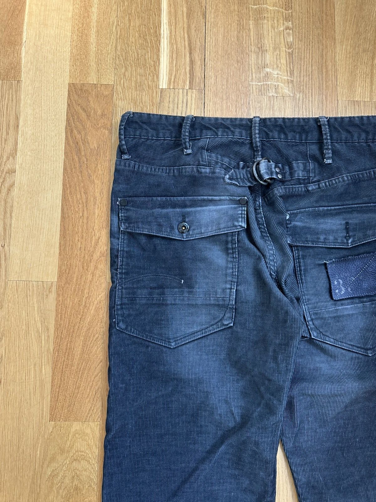 G-Star Vintage G-star Corduroy Pants Patch Logo Y2K Size US 33 - 6 Thumbnail