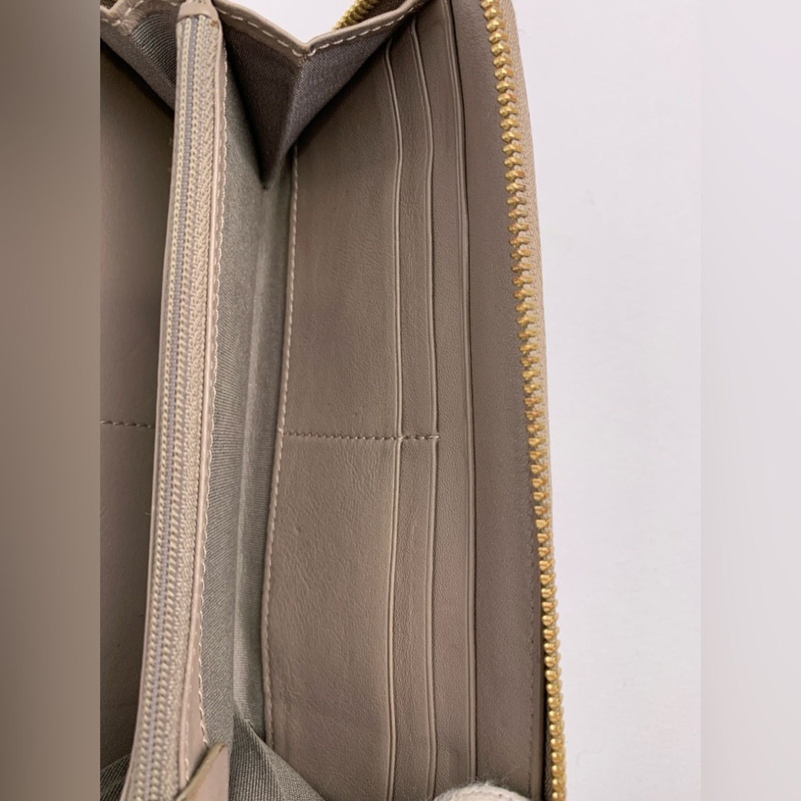 Jimmy Choo Jimmy Choo Filipe Star-Studded Brown Leather Zip Long Wallet Size ONE SIZE - 10 Thumbnail