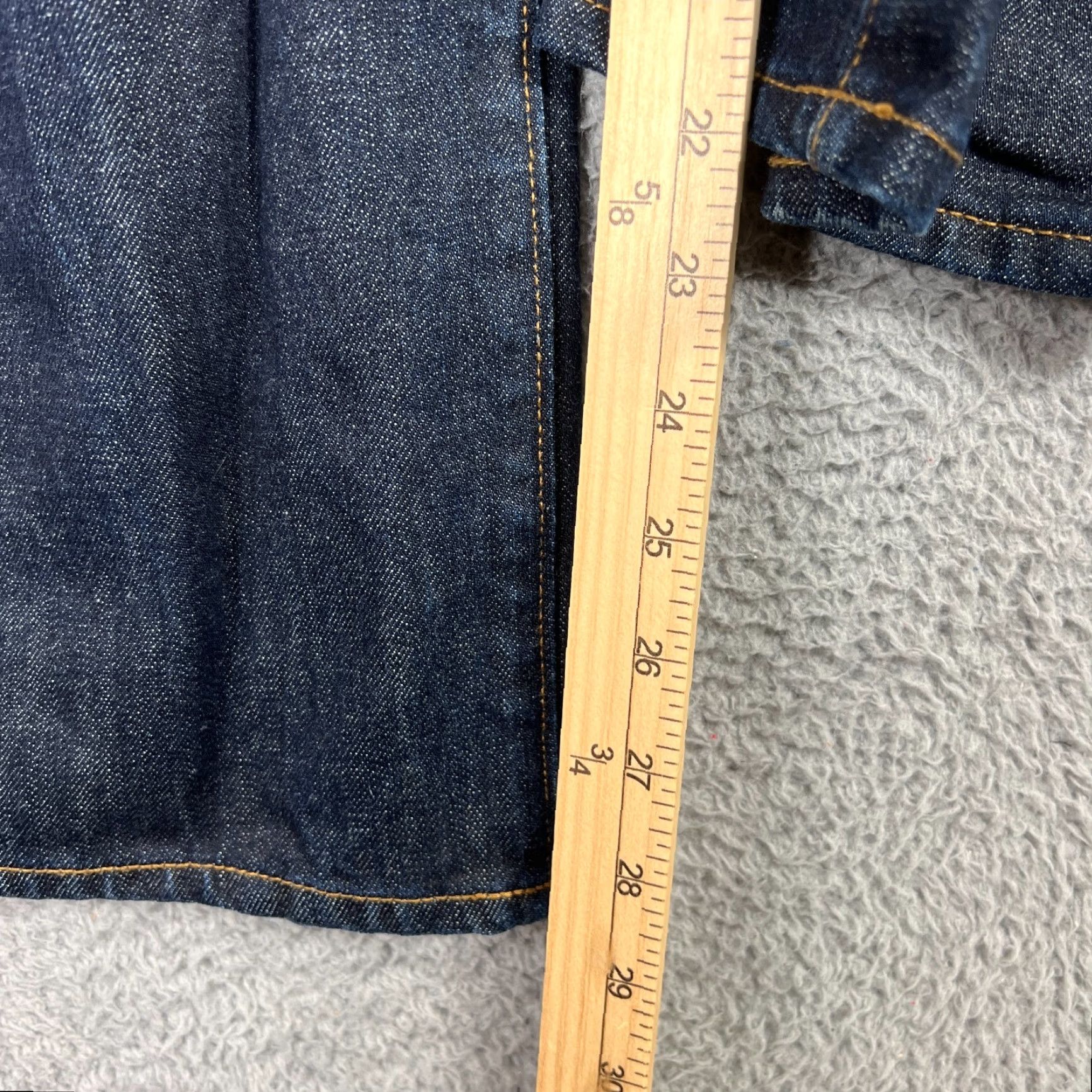 J.Crew J.CREW Jeans Men's 30x30 Blue Dark Wash Tapered 1040 Kaihara Japanese Denim Preppy Hipster Size US 30 / EU 46 - 3 Thumbnail