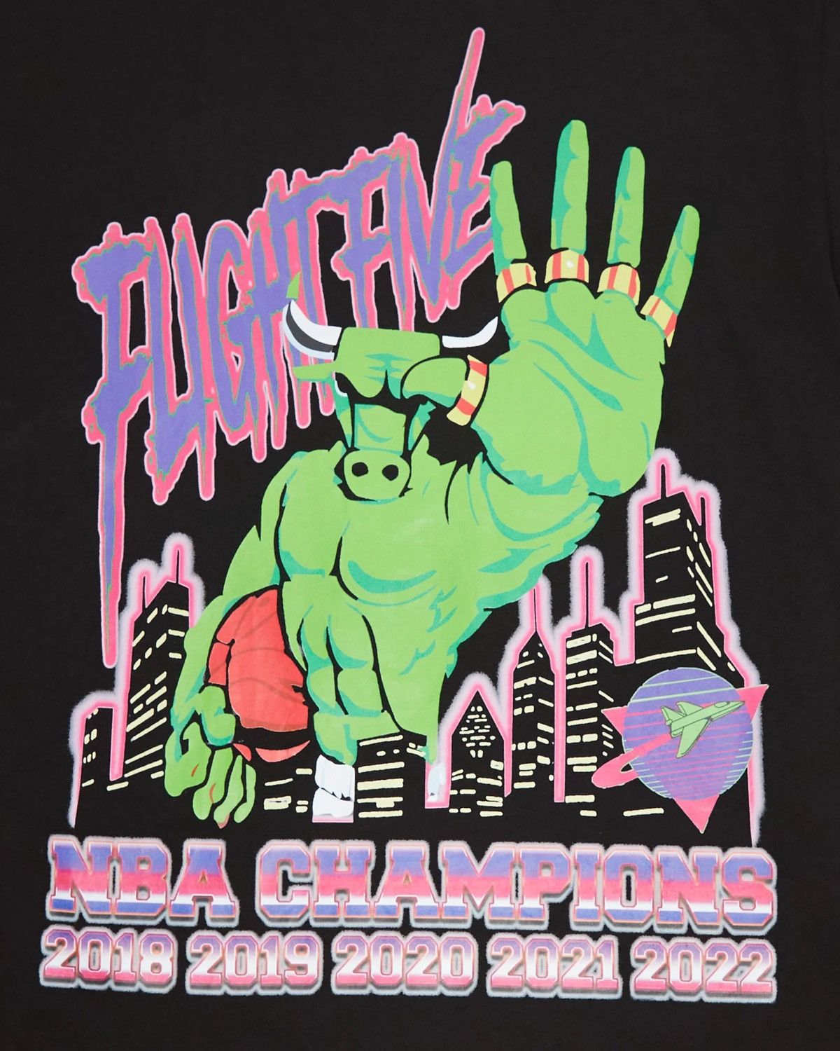 Other NBA CHAMPION FLIGHT FIVE BLACK T-SHIRT Size US XL / EU 56 / 4 - 2 Thumbnail