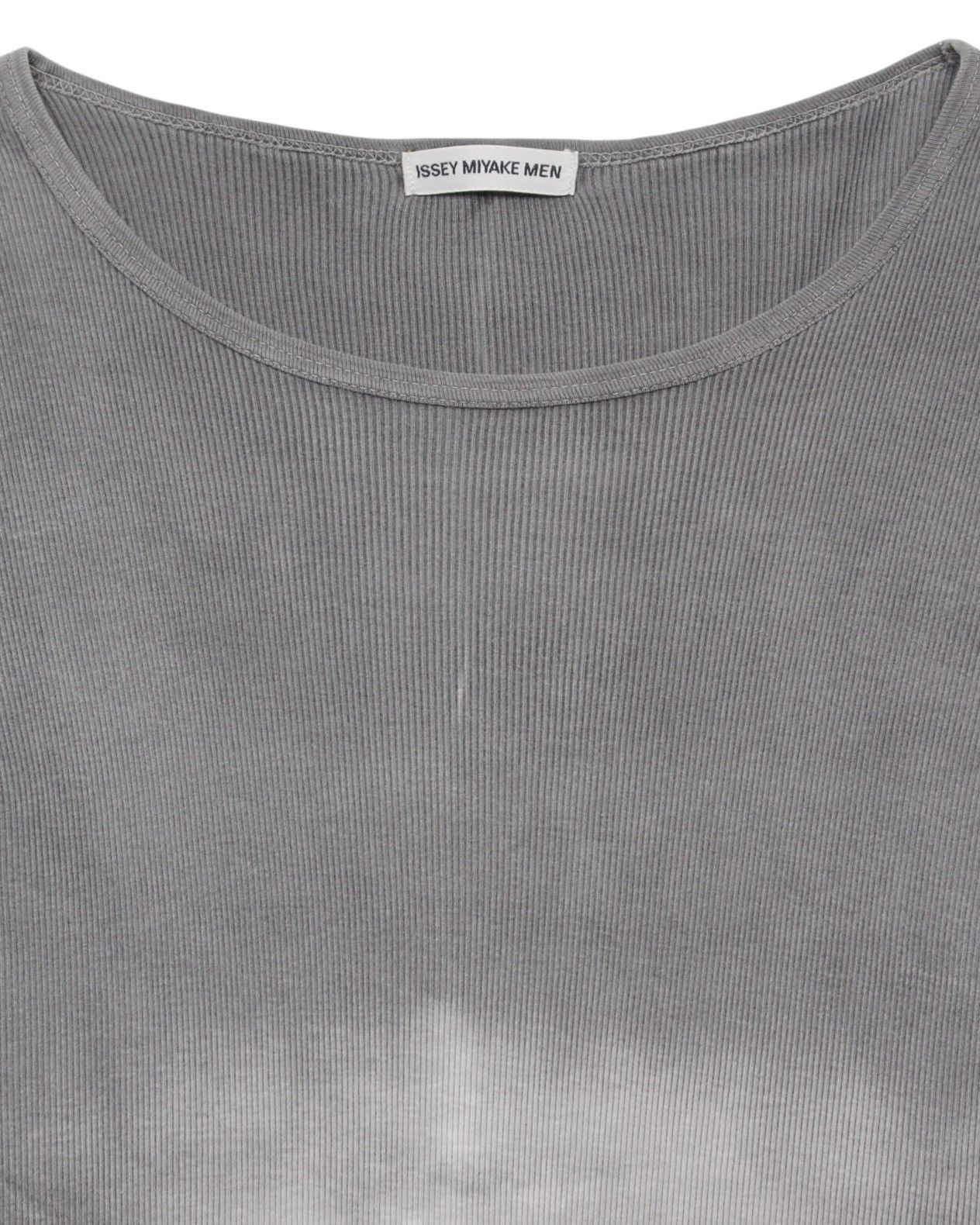 Issey Miyake SS2000 ISSEY MIYAKE MEN GRADIENT RIBBED LONG SLEEVE TOP Size US L / EU 52-54 / 3 - 4 Thumbnail