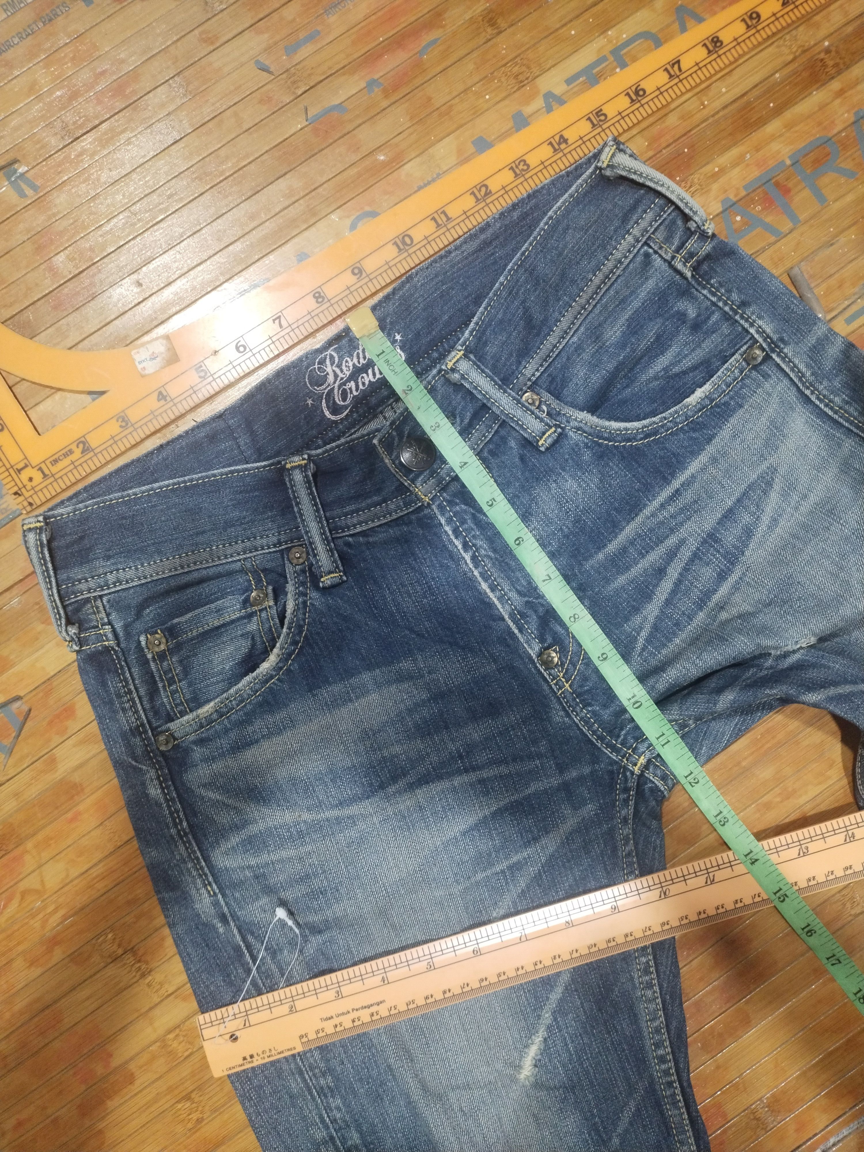 Japanese Brand × Vintage Vintage Women Jeans Rodeo*️⃣Crowns Sz 27" Size 27" / US 4 / IT 40 - 8 Thumbnail