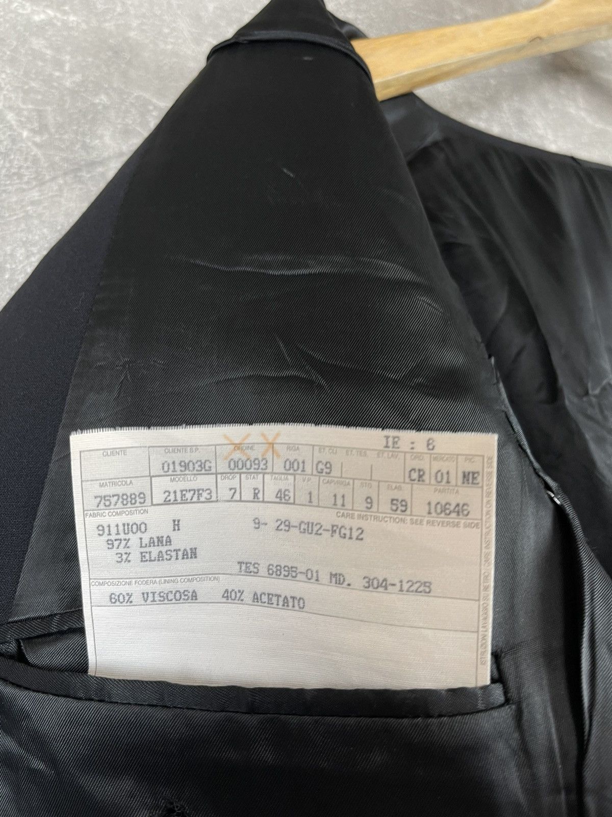 Gucci Gucci Wool Black Luxury 3 Button Blazer Tom Ford Era Size 46R - 17 Thumbnail