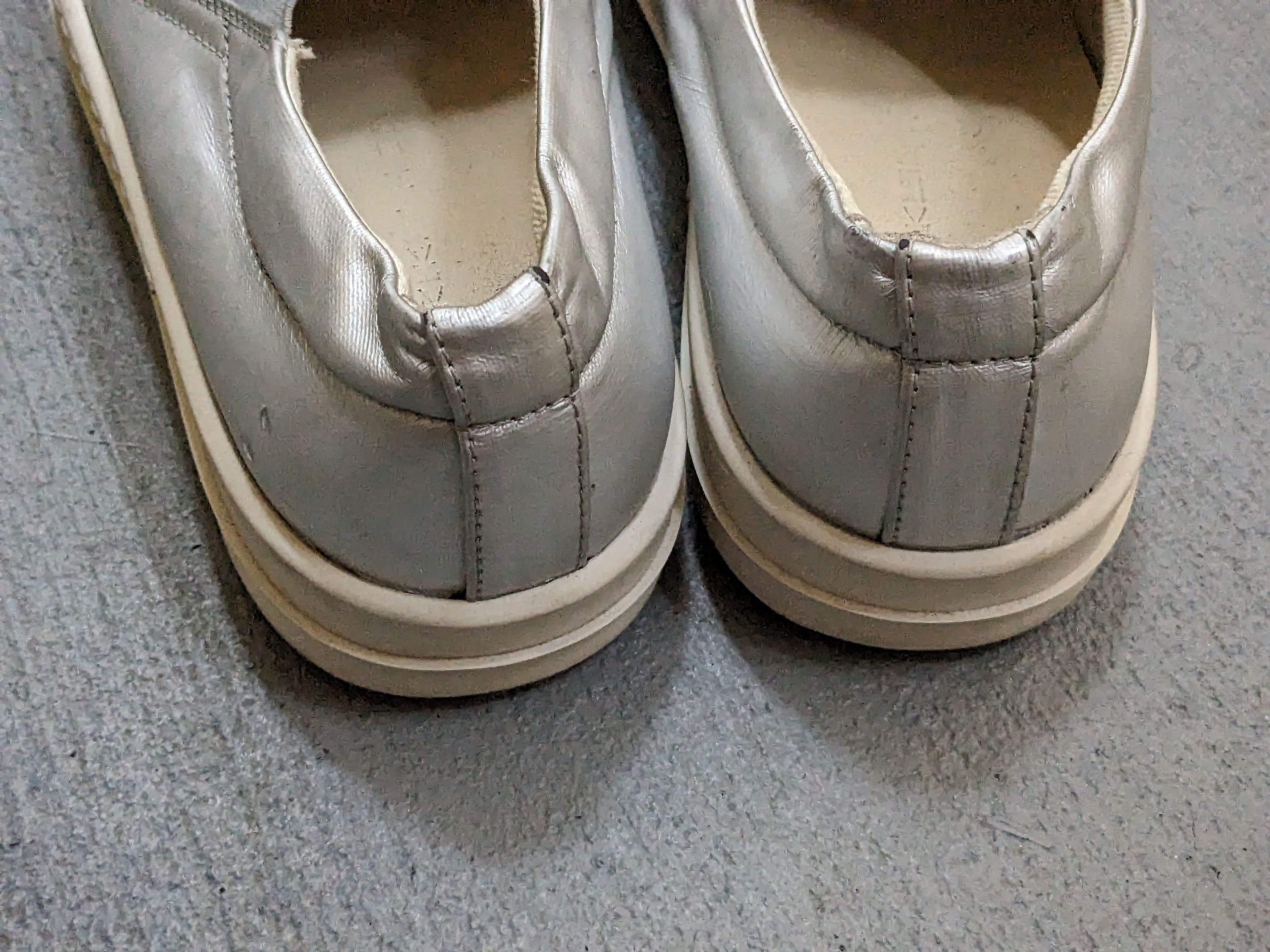 Rick Owens Rick Owens DRKSHDW Boat Ramones Size 7 40 Silver Size US 7 / EU 40 - 15 Thumbnail