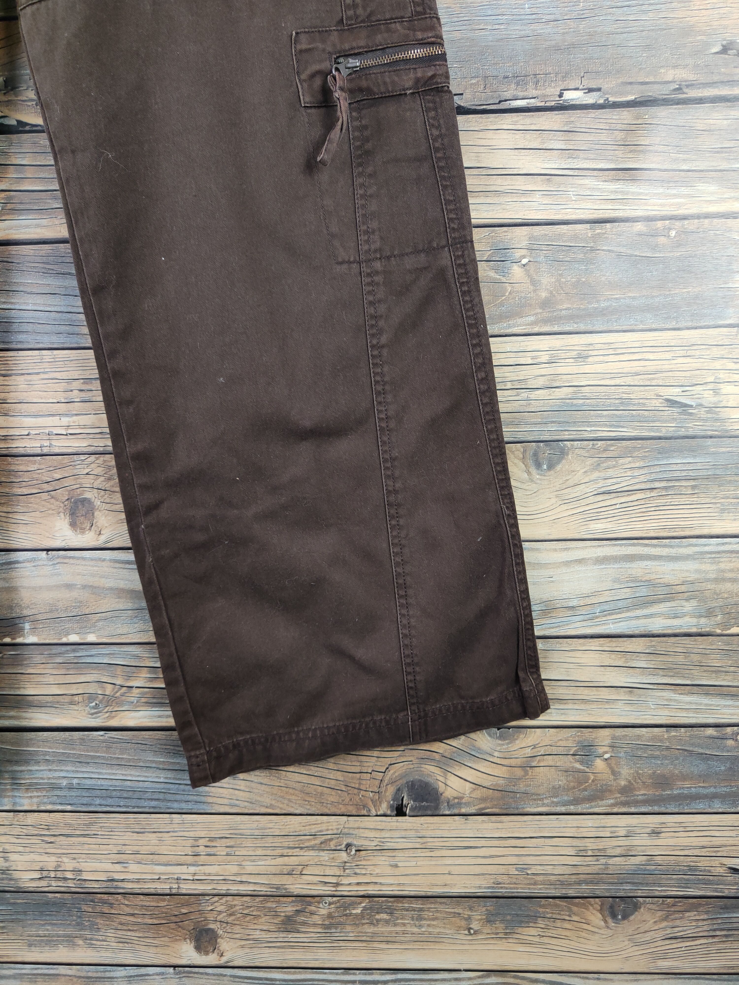 Other DL Natural Reflections Brown Multipocket Cargo Pants #943 Size 36" / US 14 / IT 50 - 6 Thumbnail