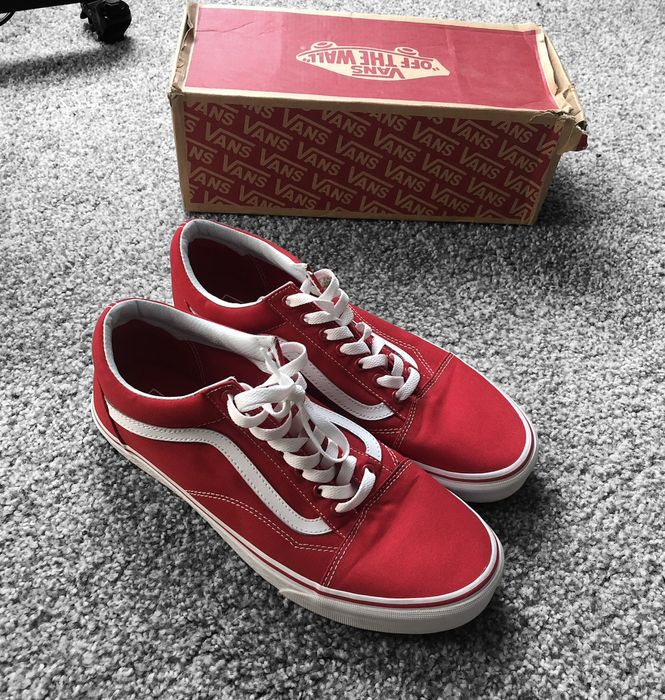 Formula red cheap vans